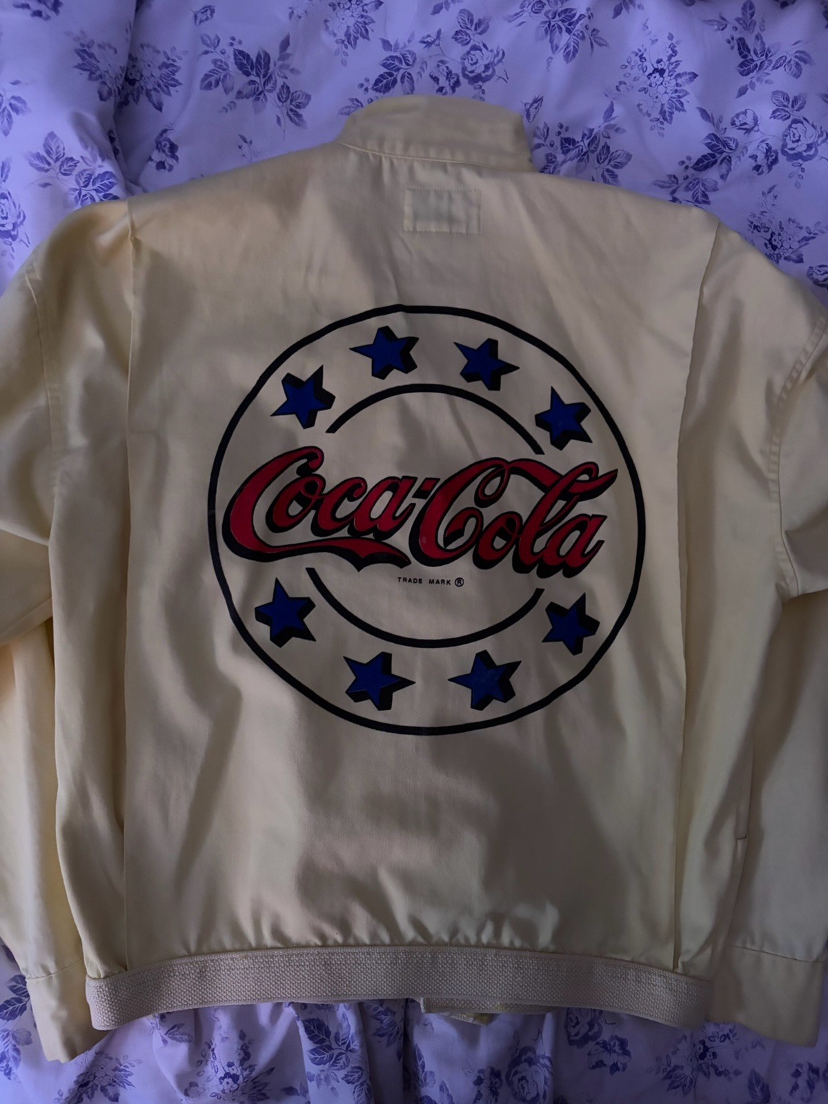 Vintage Trimark Coca-Cola Jacket 80s-90s Yellow Maui Mark Size Small