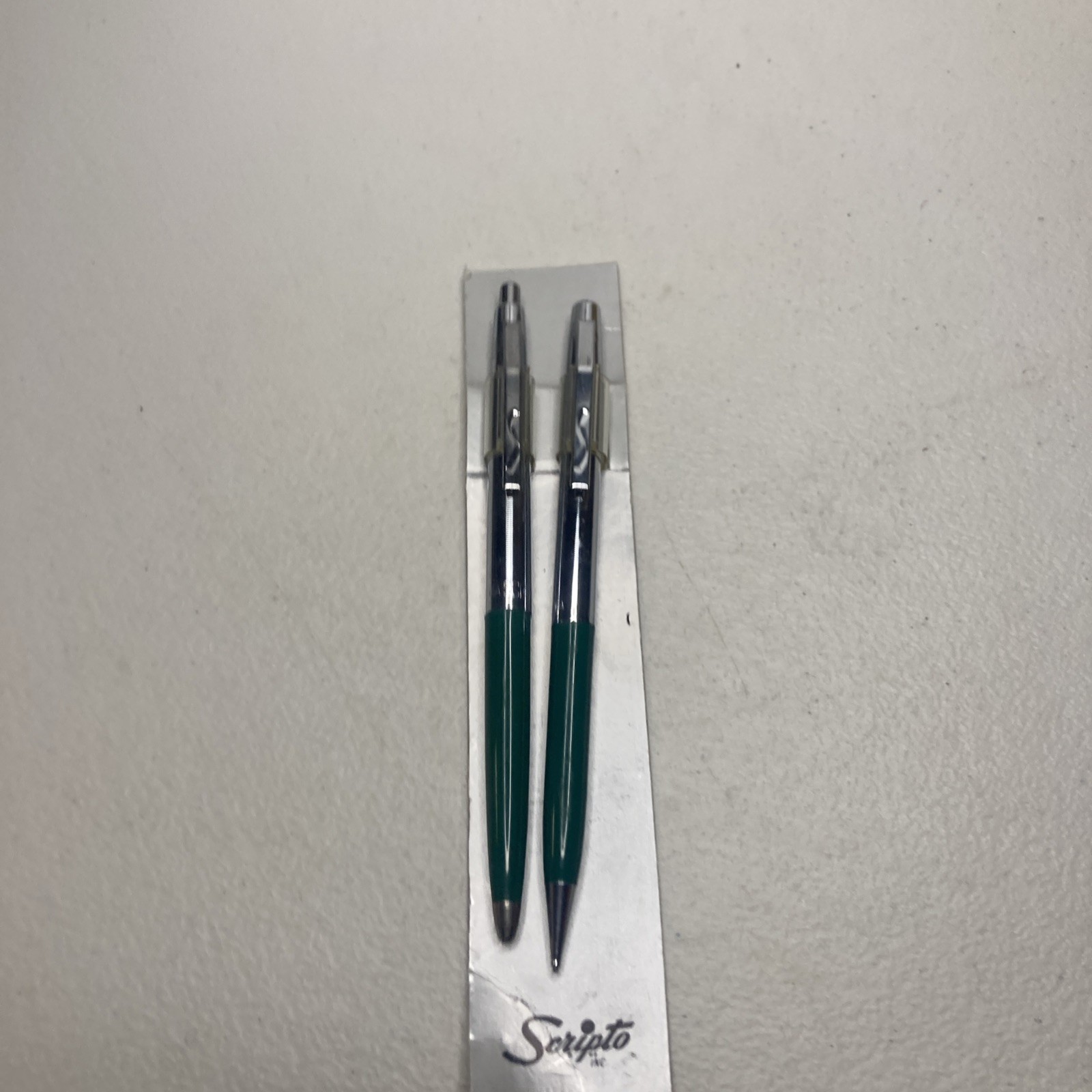 Vintage SCRIPTO 2 pc. SET-Mechanical Pencil and Pen in Original Package USA-B