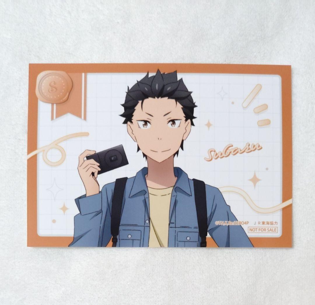 Re:Zero Oshi-Tabi Travel Ver. Purchase Bonus Promotional giveaway Bromide