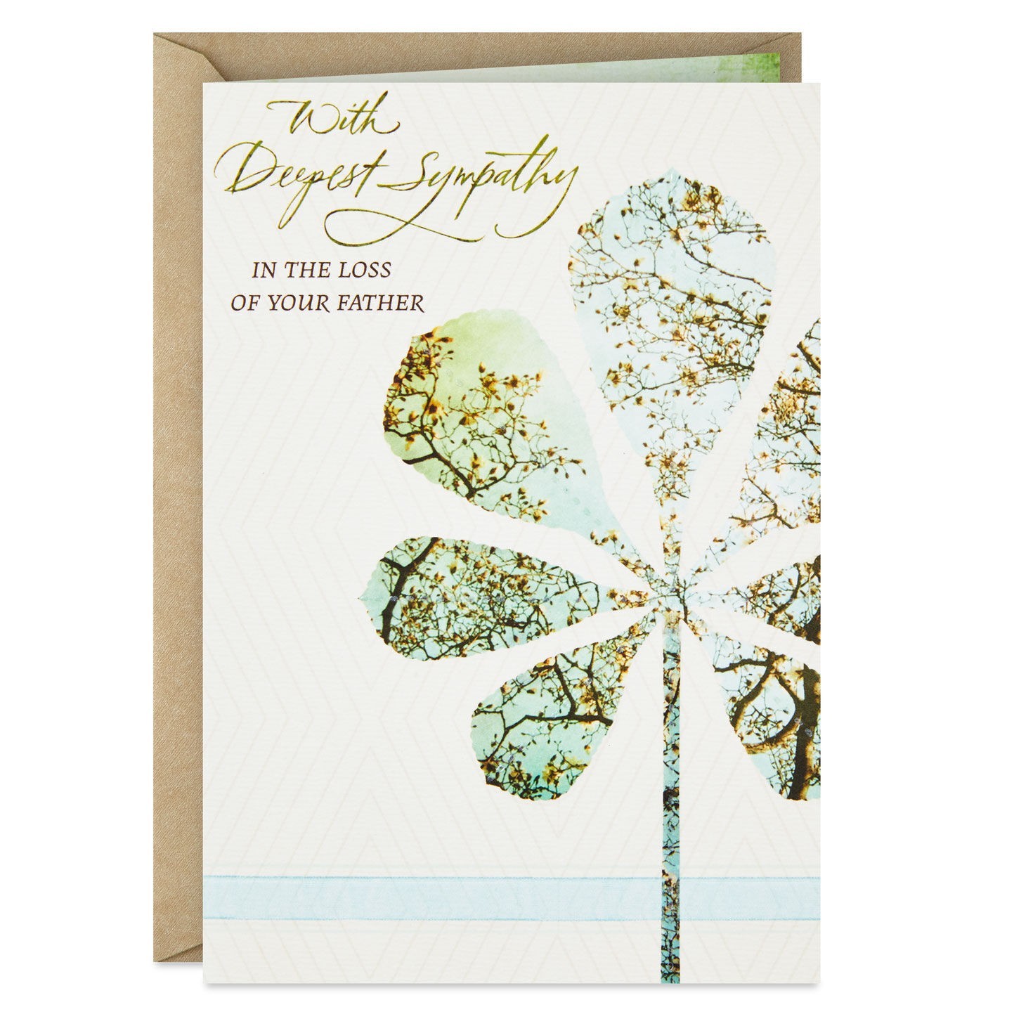 Hallmark Greeting Card Deepest Sympathy Loss Of Your Father Condolences 