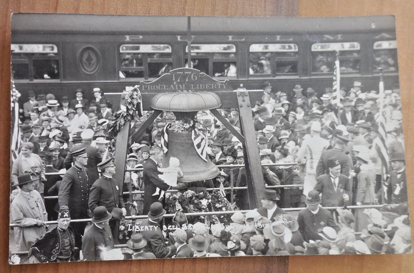 Seattle WA 1915 Liberty Bell Tour Governor Lister Real Photo Postcard RPPC