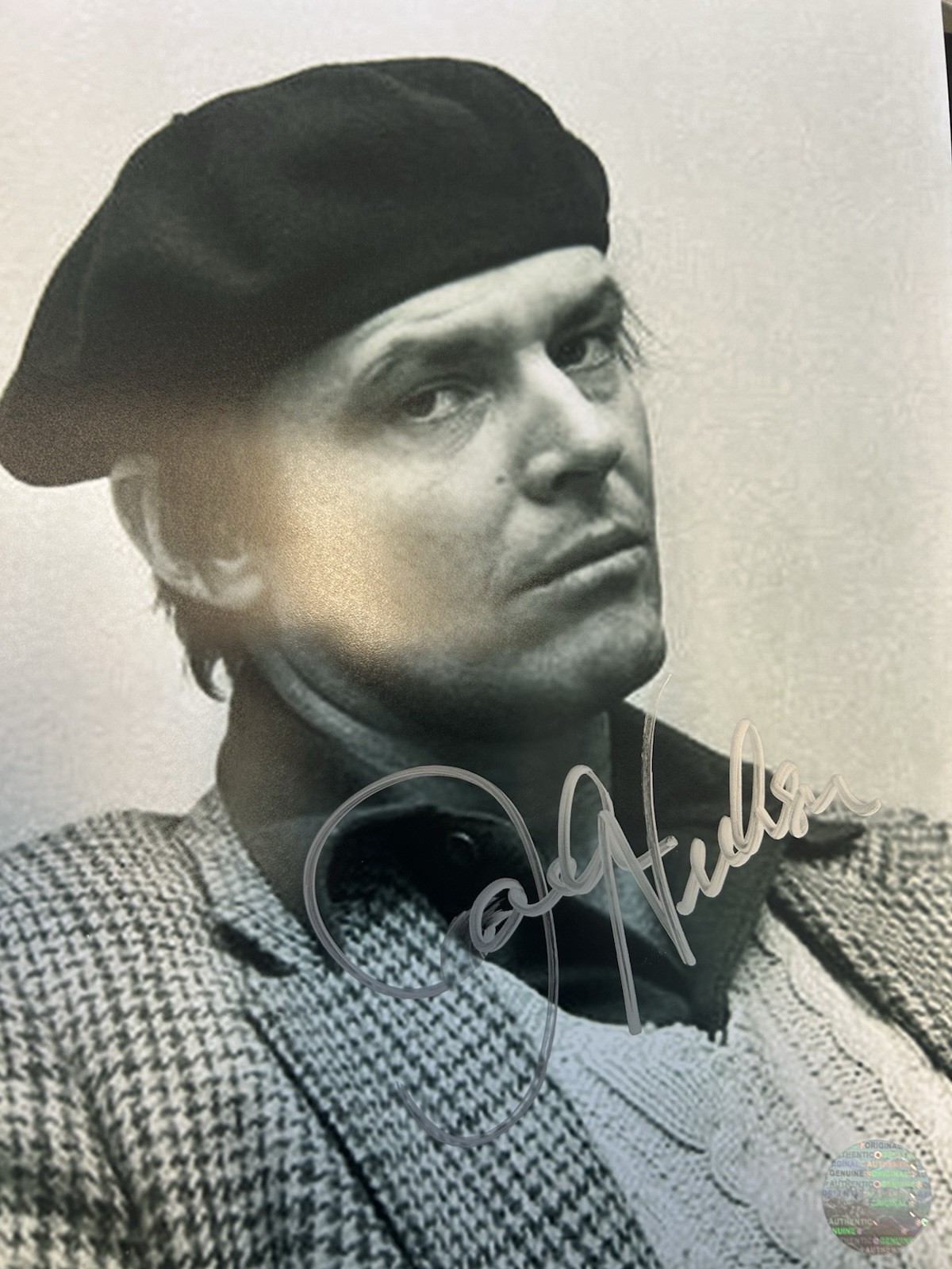 Jack Nicholson 8x10 Autographed Photo With COA