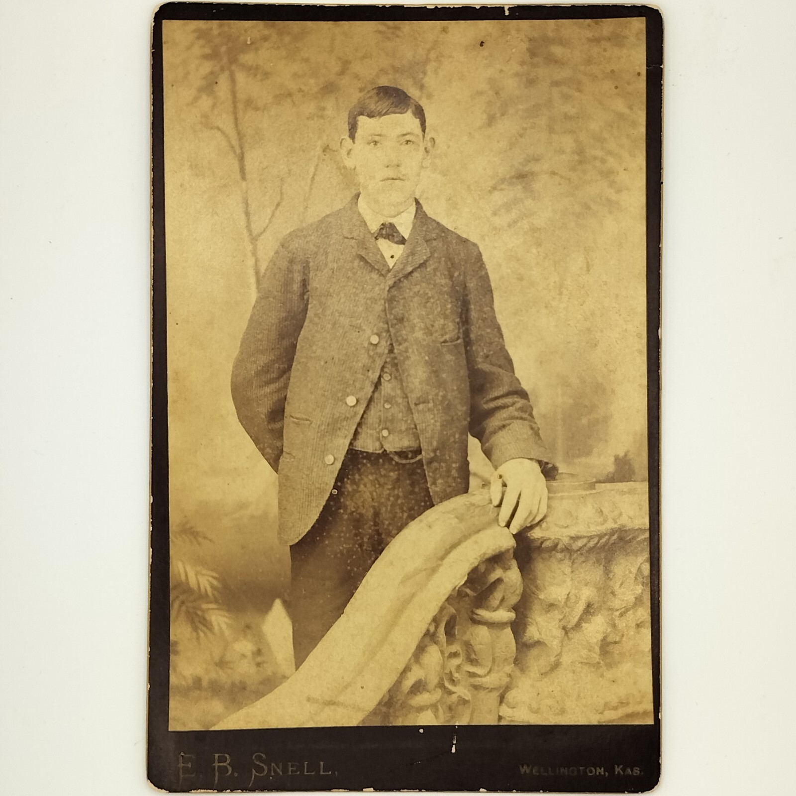Distinguished Young Gentleman Vintage Photograph Antique Original Photo