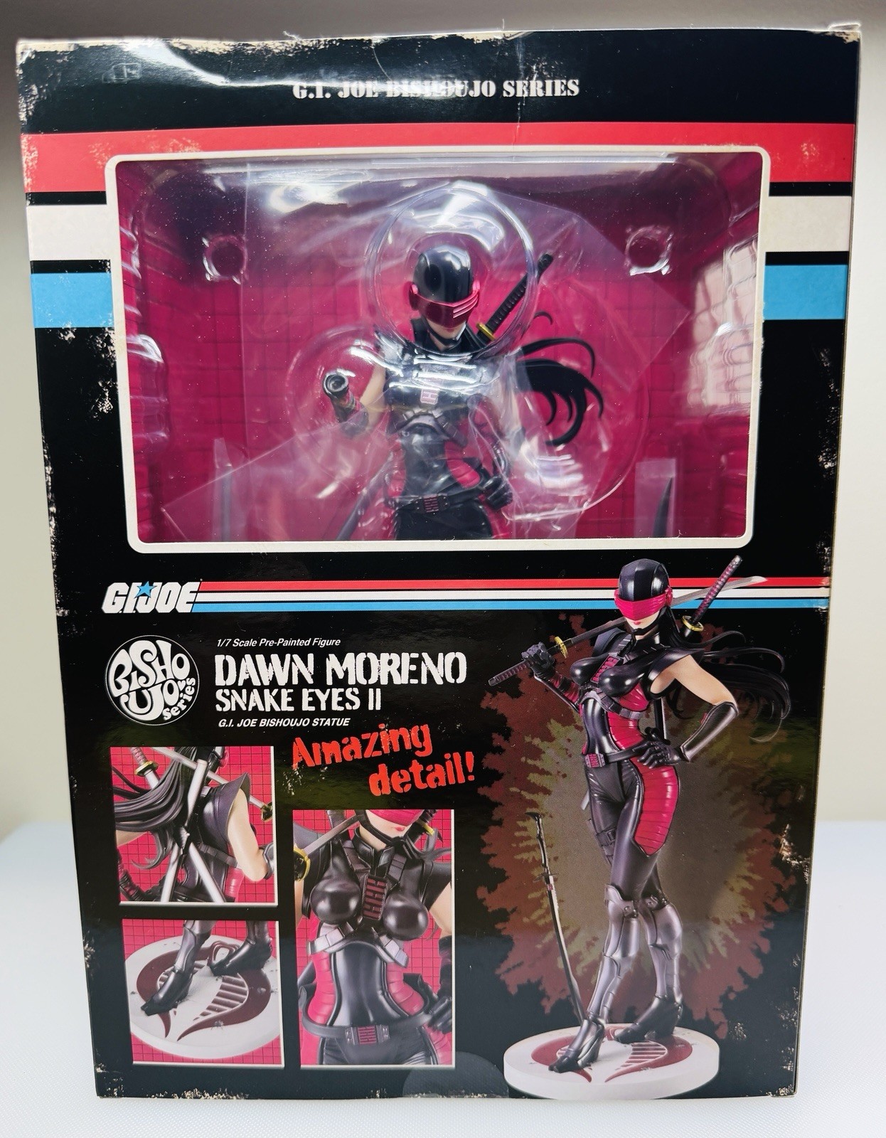 2022 Kotobukiya GI Joe Bishoujo Dawn Moreno Snake Eyes II 1/7 Statue Sealed NEW