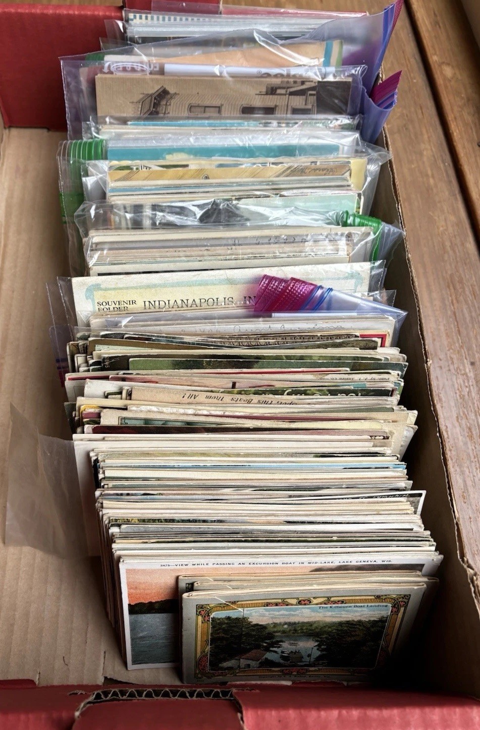 Antique and Vintage Post Card Lot - 5 pounds, see description for few varieties