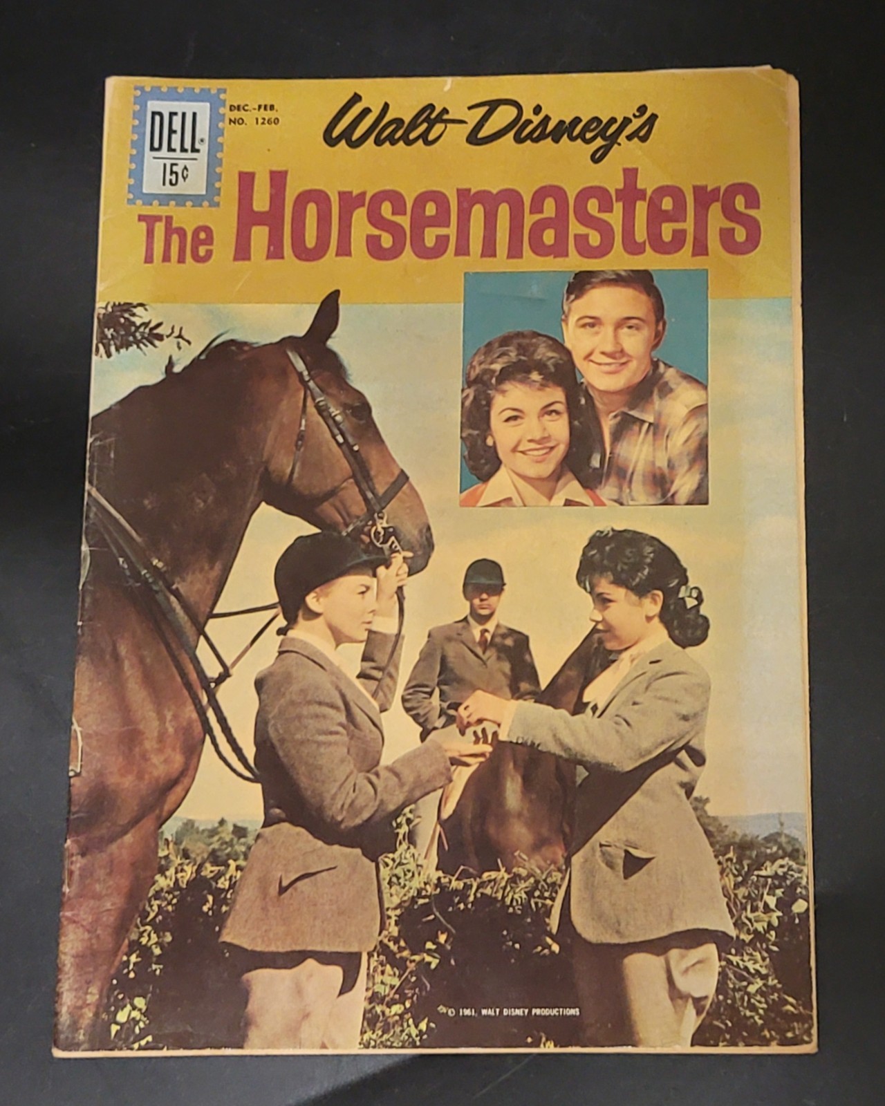 Four Color (1942) #1260 Annette Funicello & Tommy Kirk Photo Cover VG