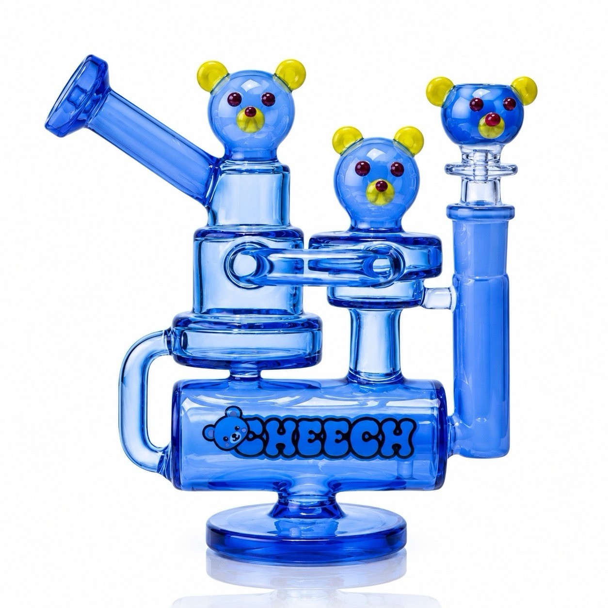 Cheech Glass 7 Inch Three Bears Water Pipe *USA*