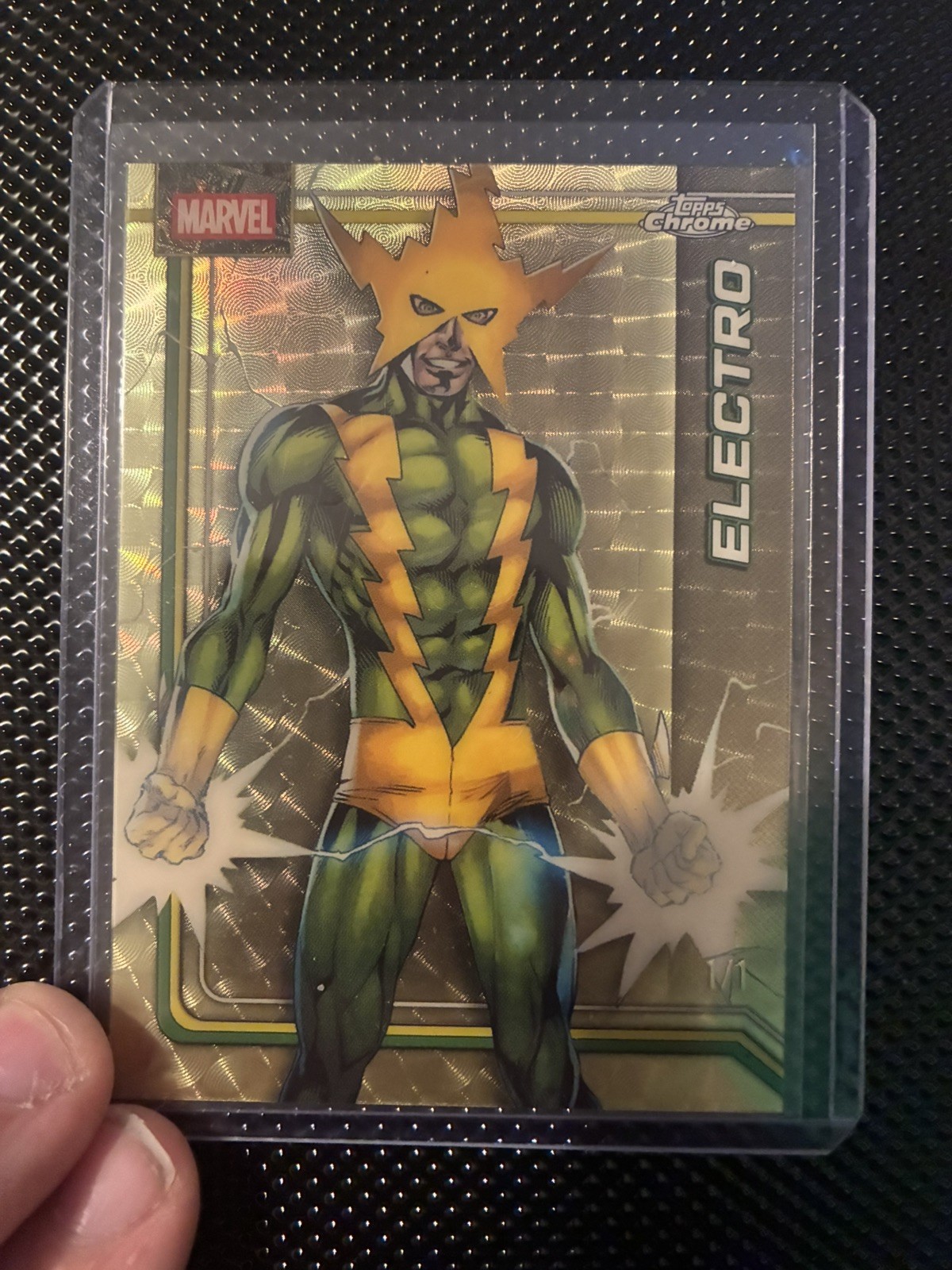 2026 Topps Chrome Marvel Electro  #116 Superfractor 1/1 TRUE GOLD ONE OF ONE