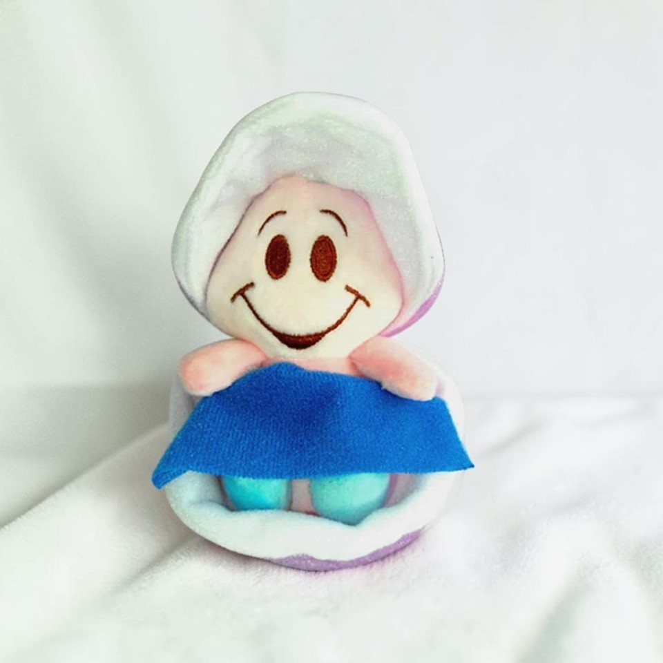 Cute Alice in Wonderland Young Oyster Baby Plush Doll Stuffed Toy 10cm 