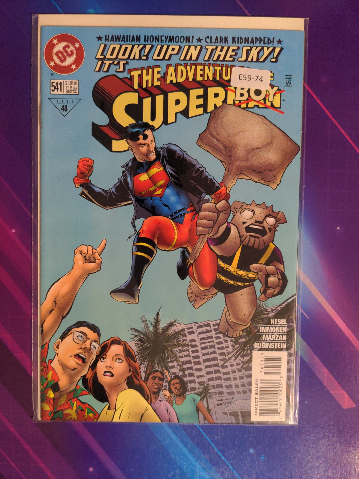 ADVENTURES OF SUPERMAN #541 VOL. 1 HIGH GRADE DC COMIC BOOK E59-74