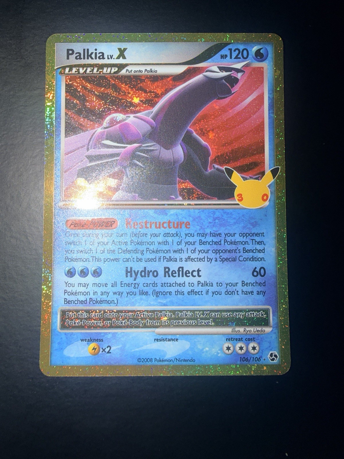 Palkia LV.X 106/106 Me: 30th Celebration Ex-01 Booster: Classic Collection Holo