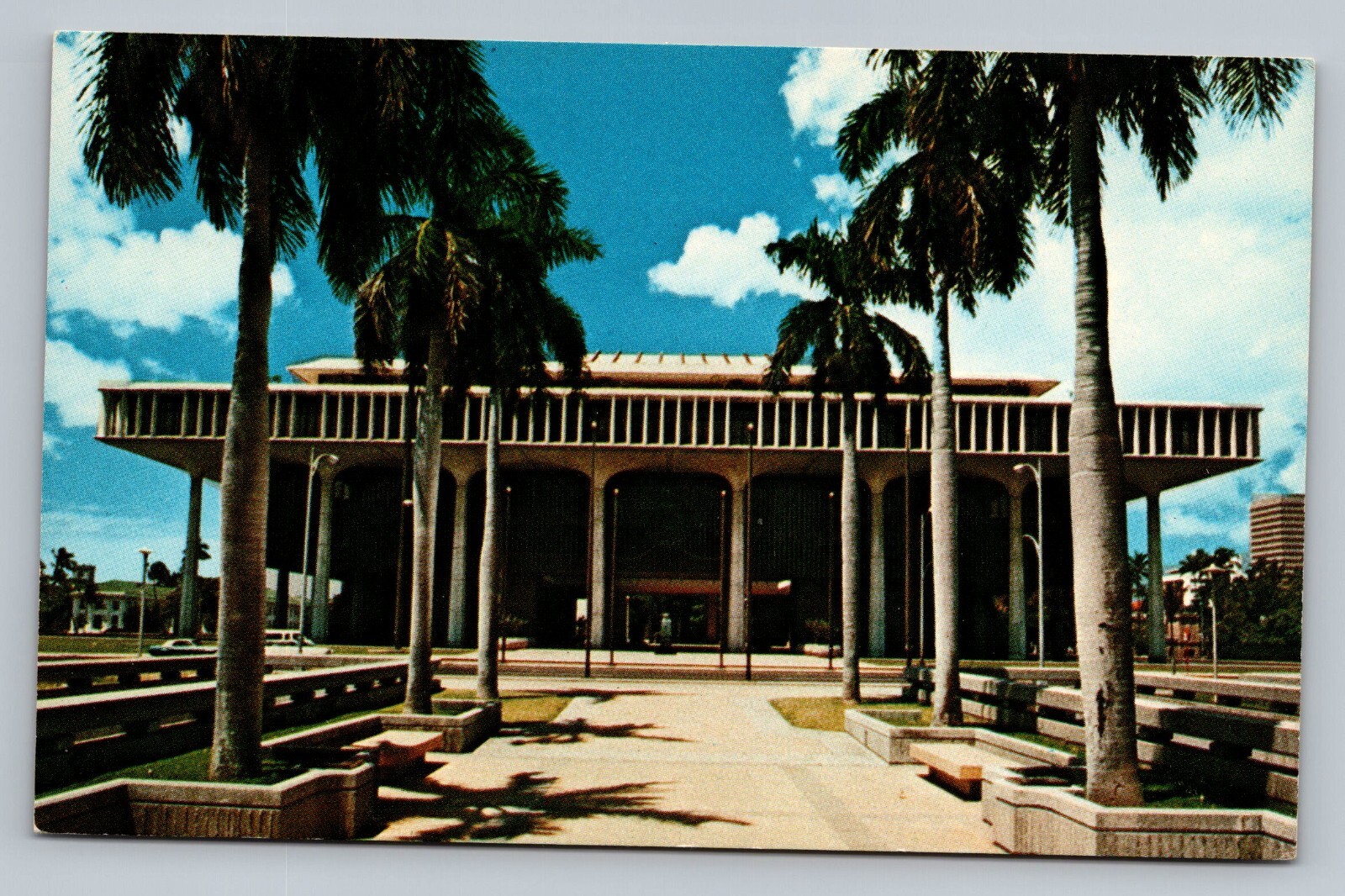 Capitol Building Exterior View Honolulu Hawaii HI c1960 Unposted Postcard