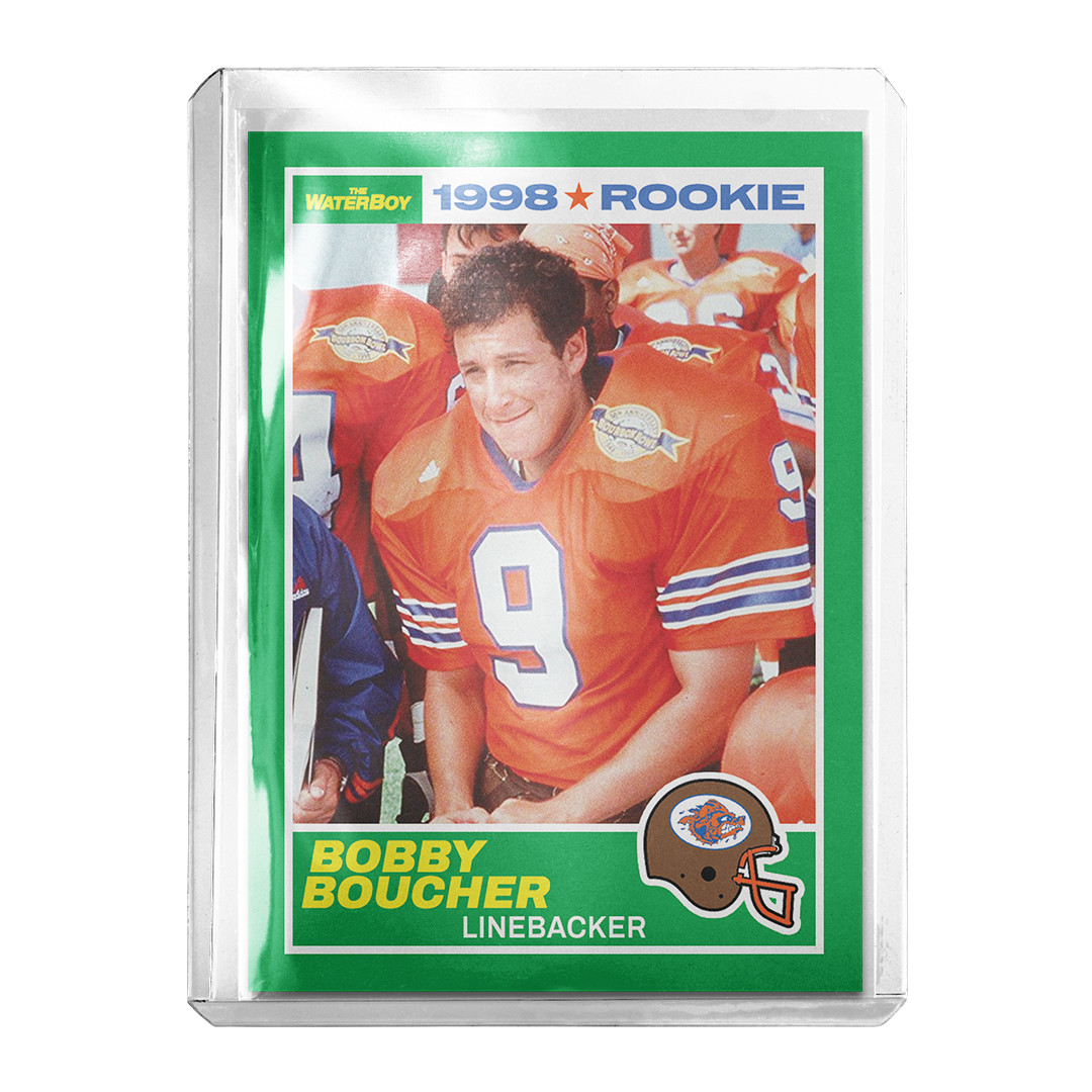 Custom Bobby Boucher The Waterboy Novelty 1989 Football Card