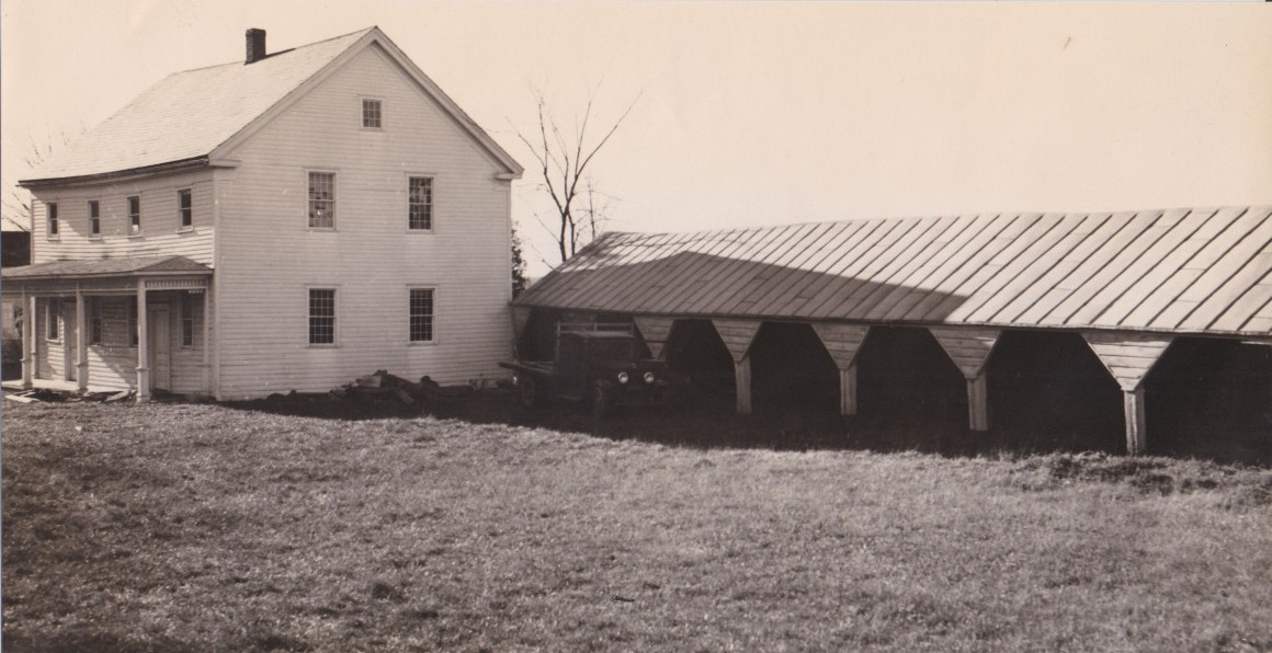 1936 Press Photo View of the Quaker Meeting House in Quaker Street, New York