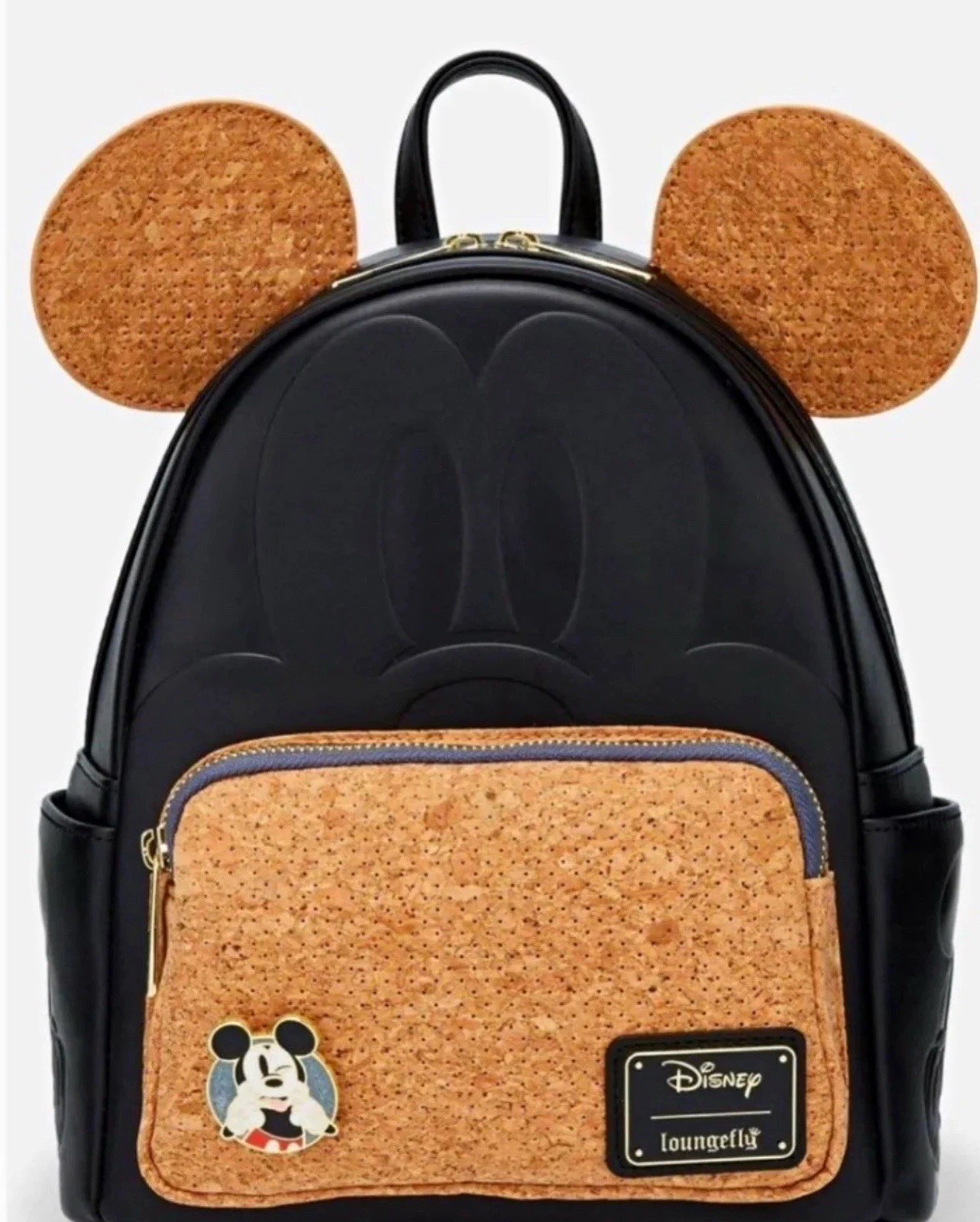 Loungefly Disney Mickey Mouse Mini Backpack - Black & Brown Colorway