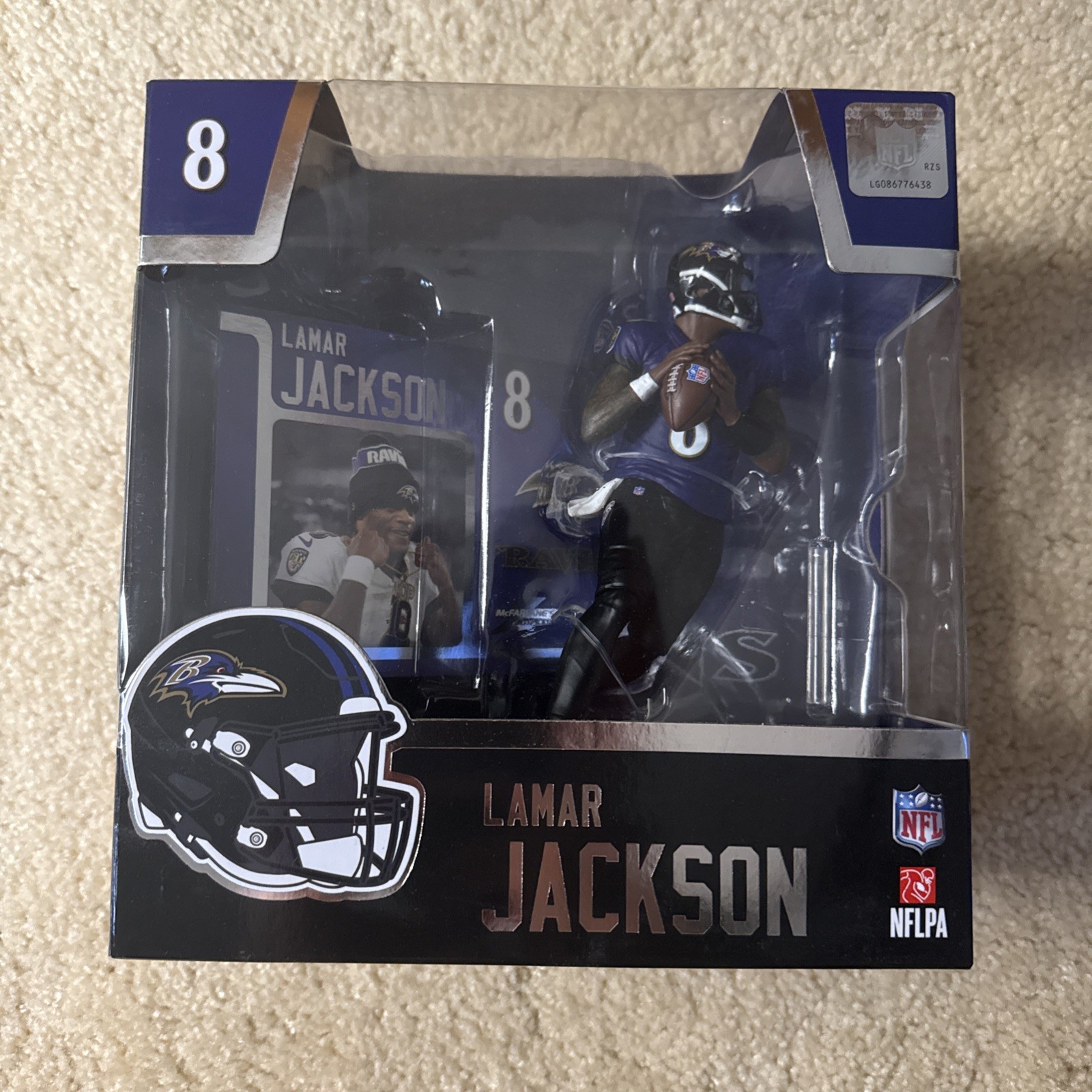 Lamar Jackson (Baltimore Ravens) (Purple/Black) NFL 7