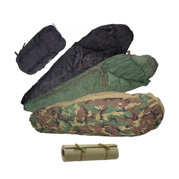US Military Issue Modular Sleeping System 4 - Part & Foam Sleeping Pad - Used