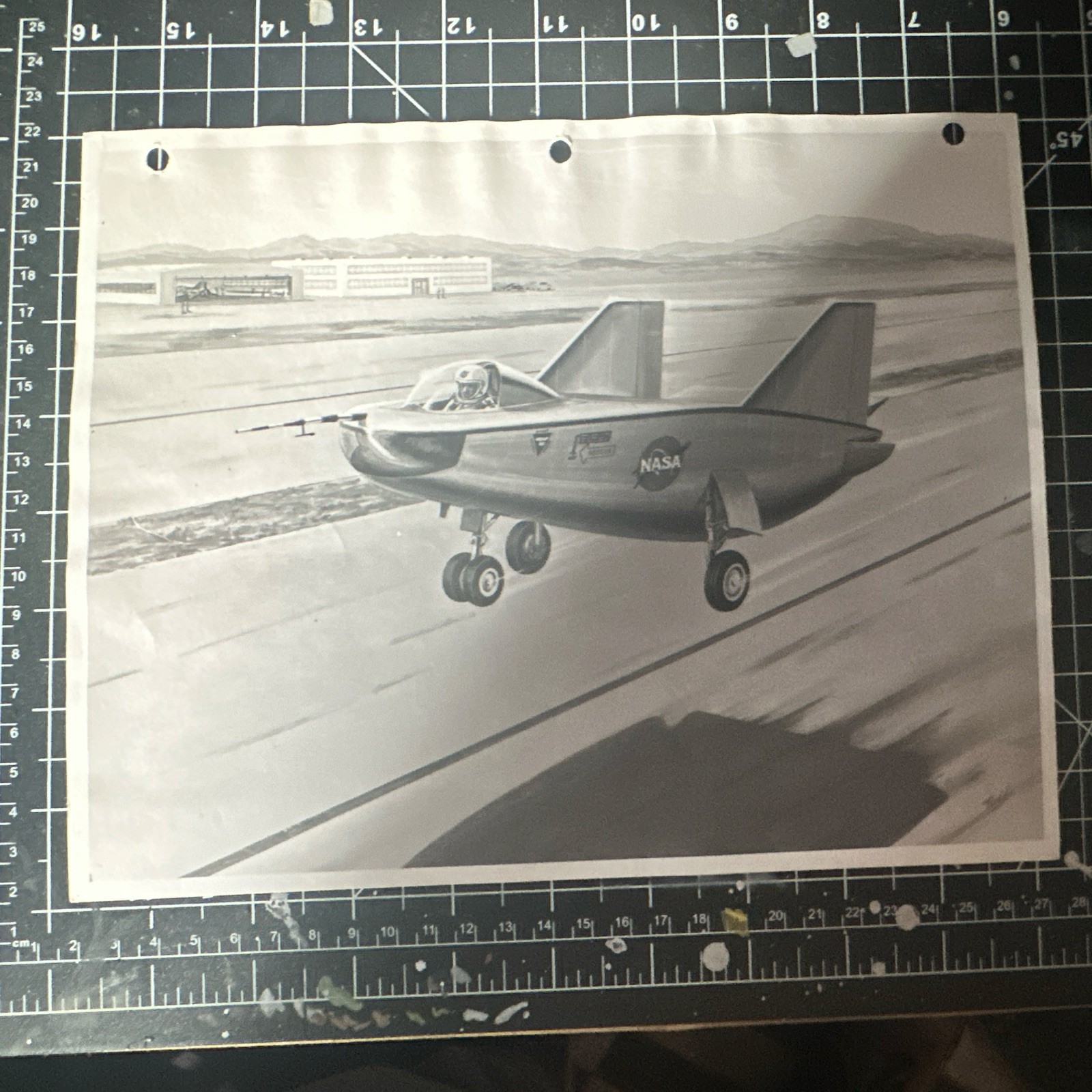 NASA Press Photo - Lifting Body Aircraft - Shuttle Development B&W 8x10