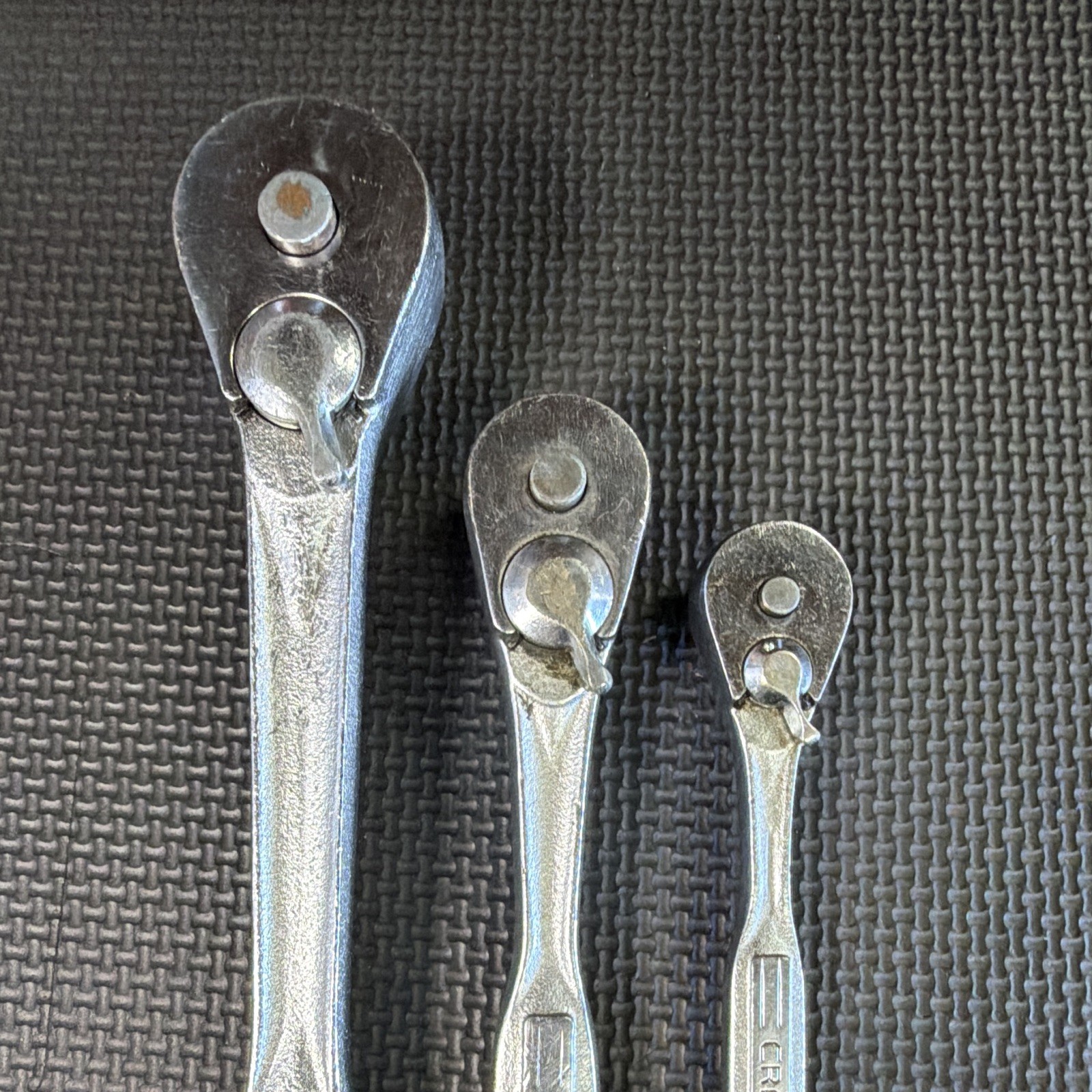 Craftsman Vintage Ratchet Set - 1/4, 3/8, 1/2” Forged USA - Oil Port all 3