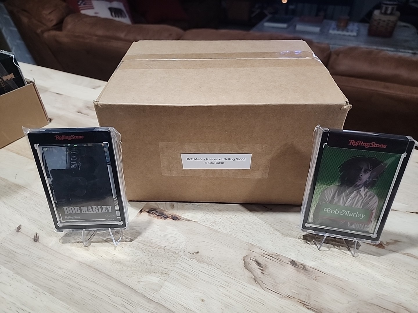 2025 Bob Marley Keepsake Rolling Stones Edition Box 5 Box Case + BONUS CARDS