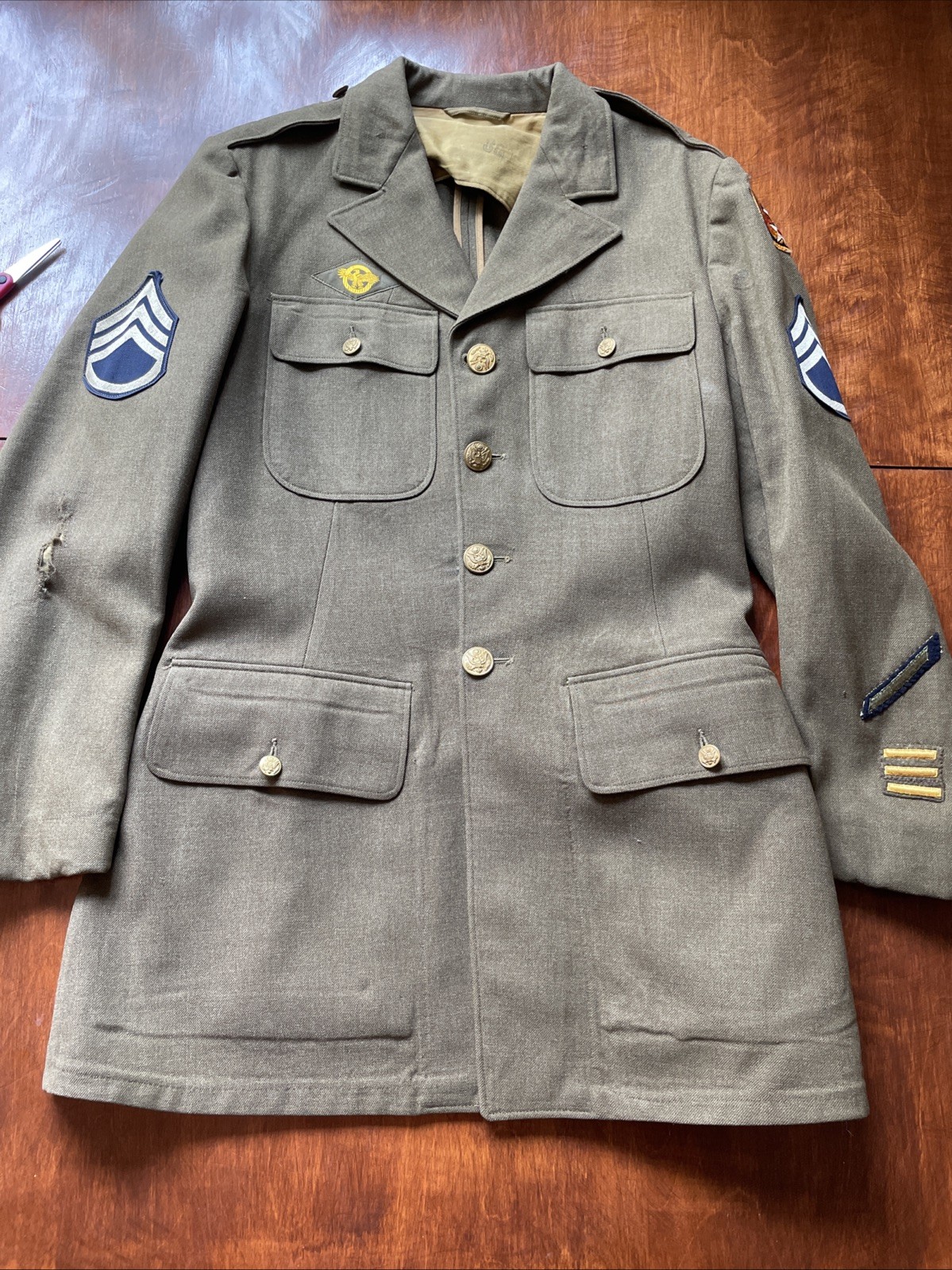 WWII US Army Air Force Uniform 13th Infantry Troop WWII VINTAGE
