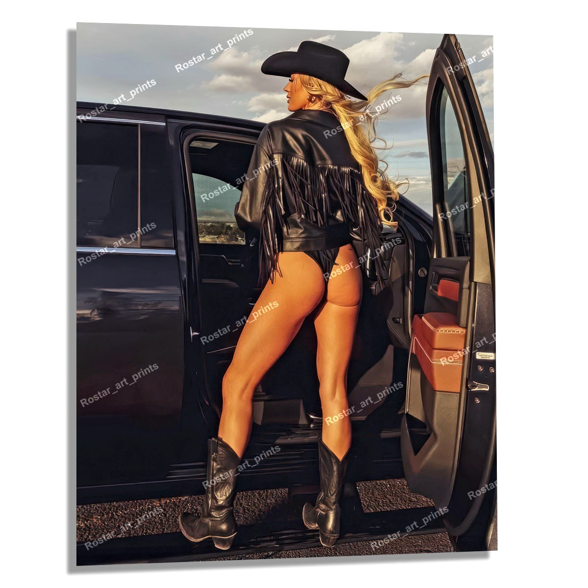 8x10 SOPHIE CUNNINGHAM Hot Cowgirl Thong Indiana EXCLUSIVE HQ Photo Print SCU037
