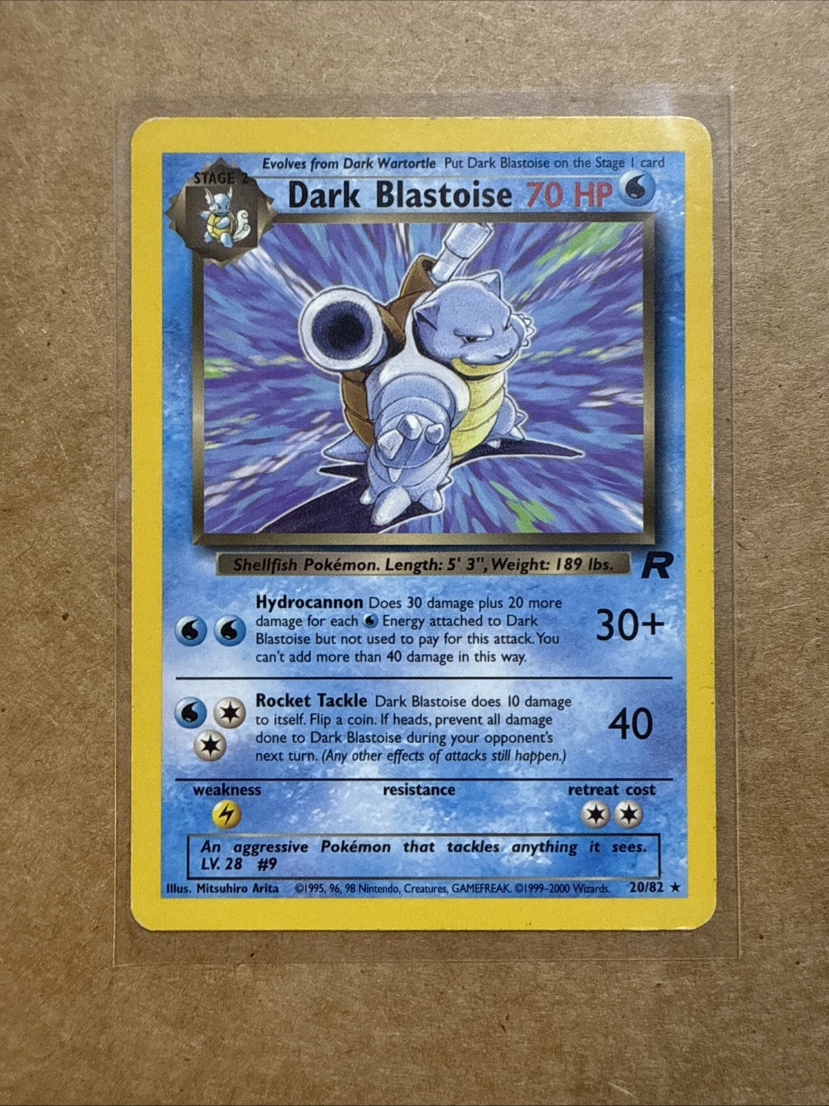 (NM) Dark Blastoise 20/82 - Pokemon Team Rocket