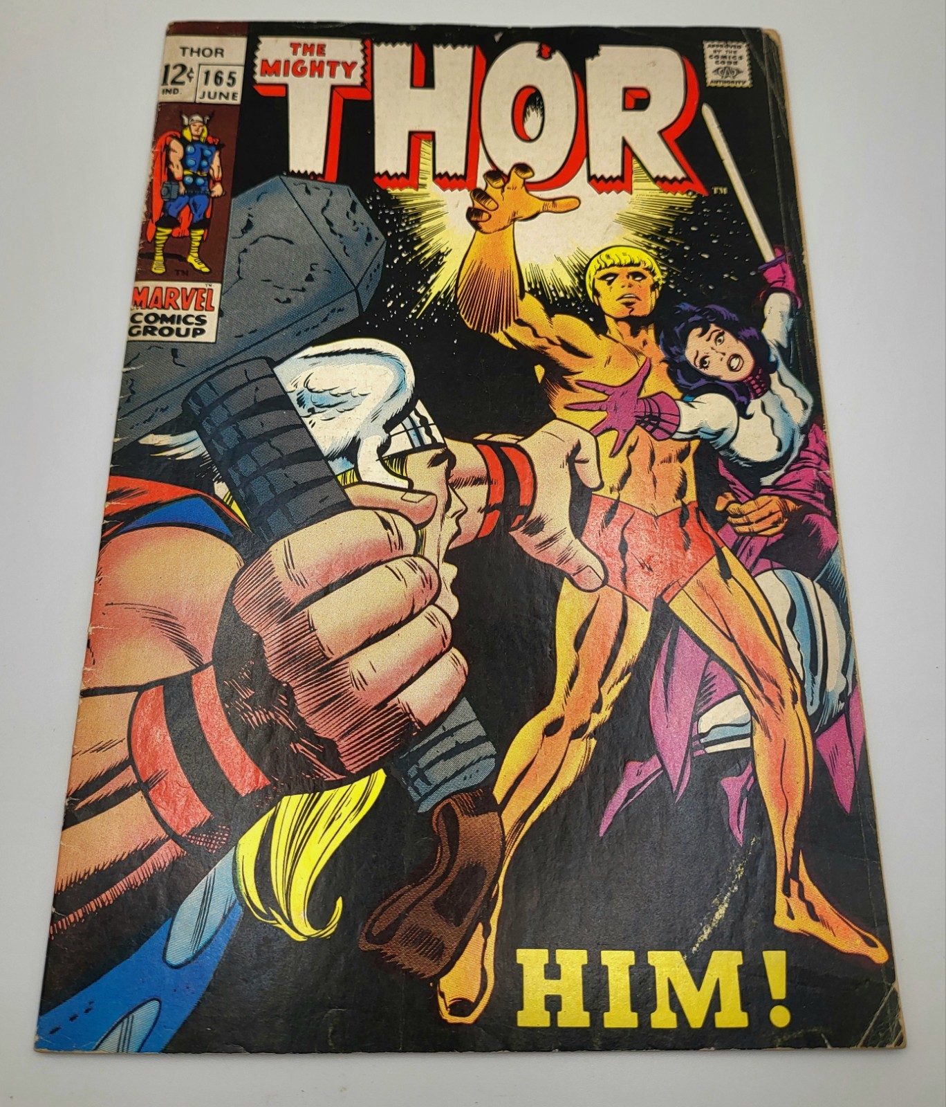 Thor #165 (1969) 1st Full Appearance of HIM Adam Warlock Marvel Silver Age Key