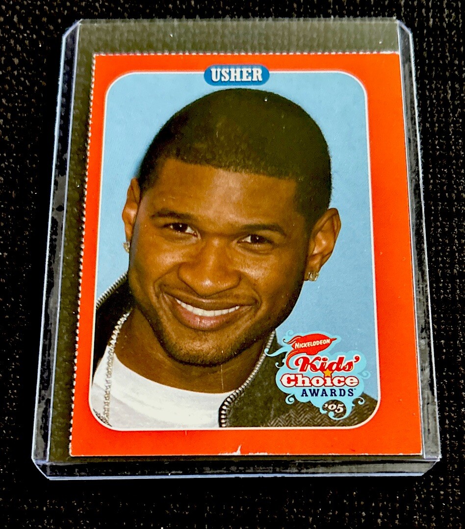USHER ROOKIE RARE 2005 NICKELODEON MY WAY KIDS CHOICE BOTTOM BLEMISH