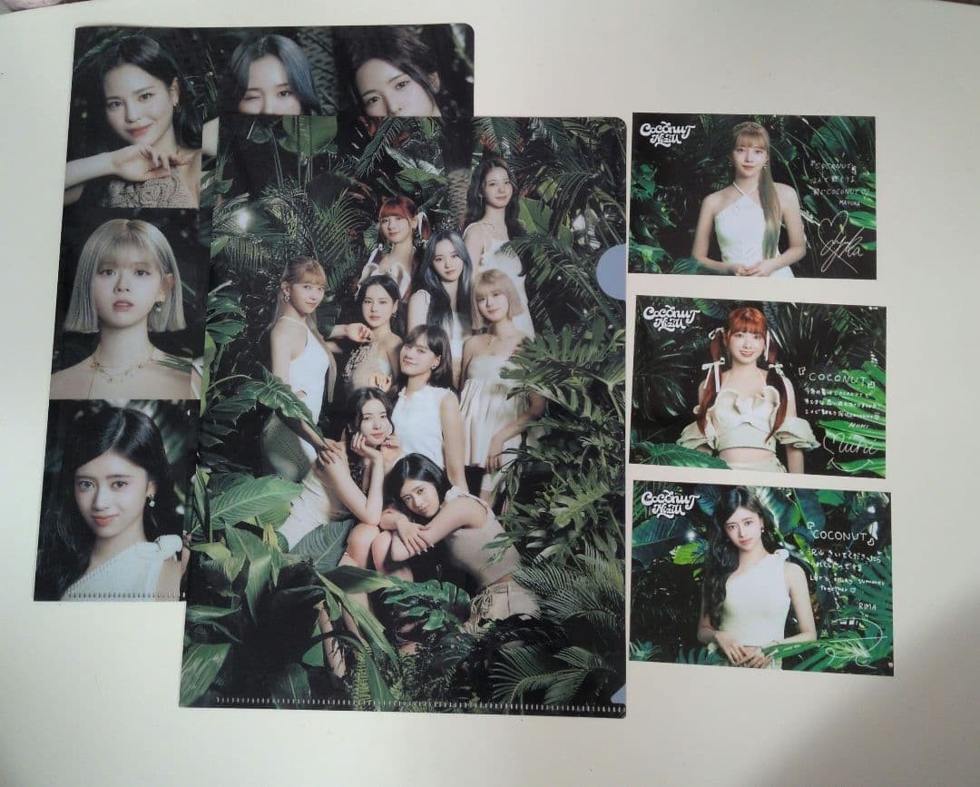 Official NiziU Purchase Bonus File Card Set Mayuka Rima Miihi