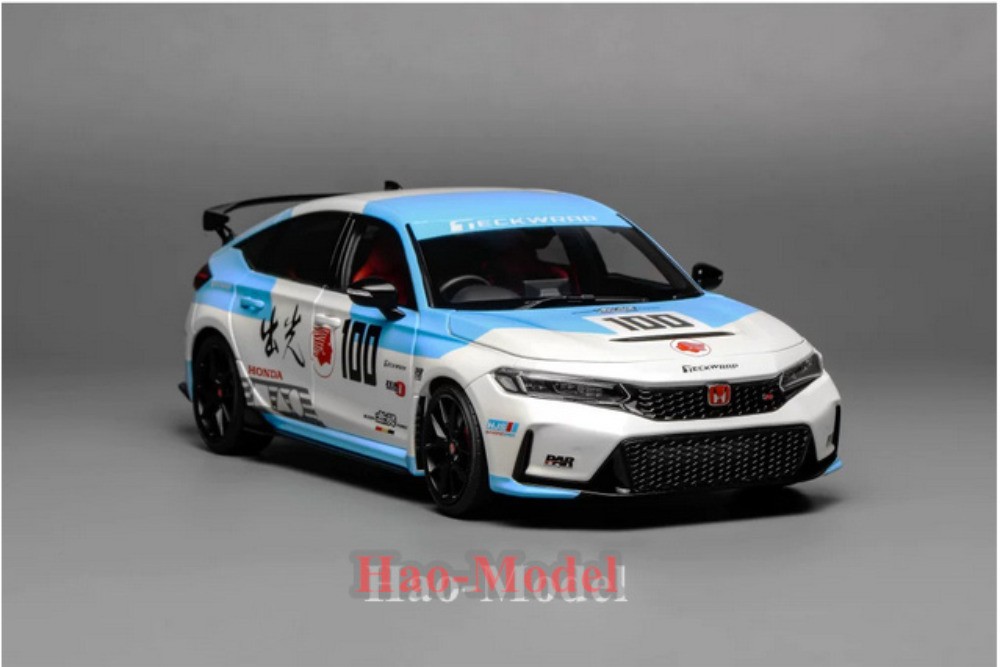 Motorhelix MH 1/18 Honda Civic Type R (FL5) Metal Diecast Model Car Ochre Blue