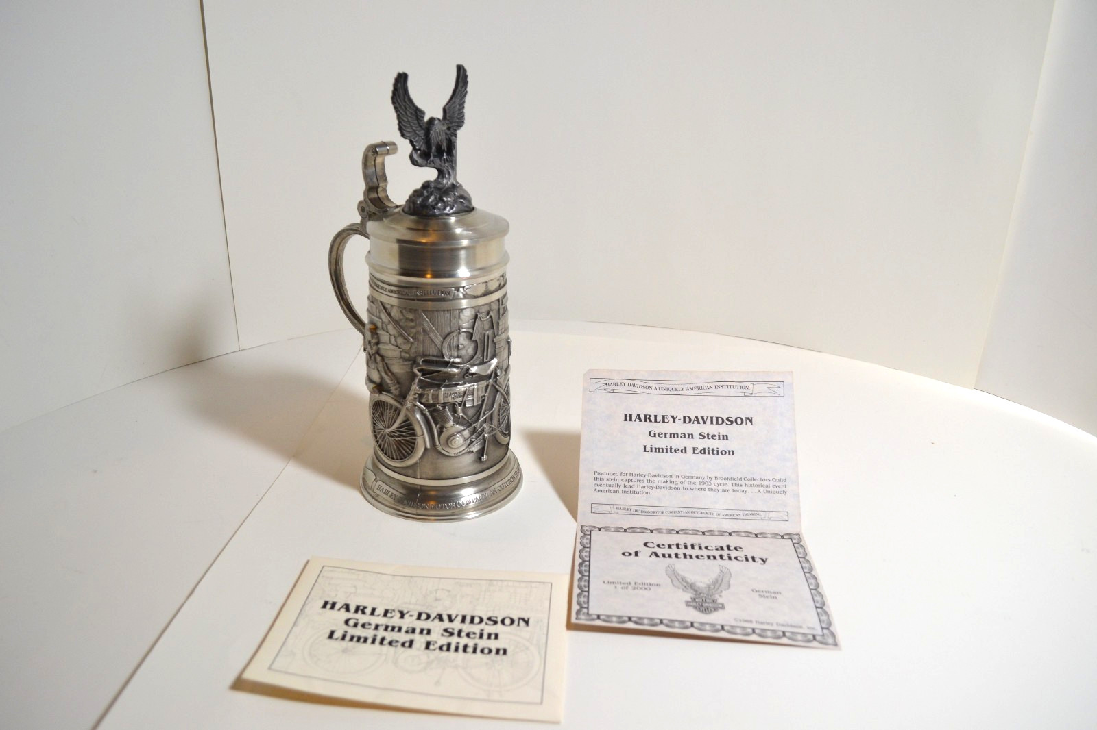 DEFECTIVE Gerz HarleyDavidson Limited Edition 14182000 German Stein 1988 G3D
