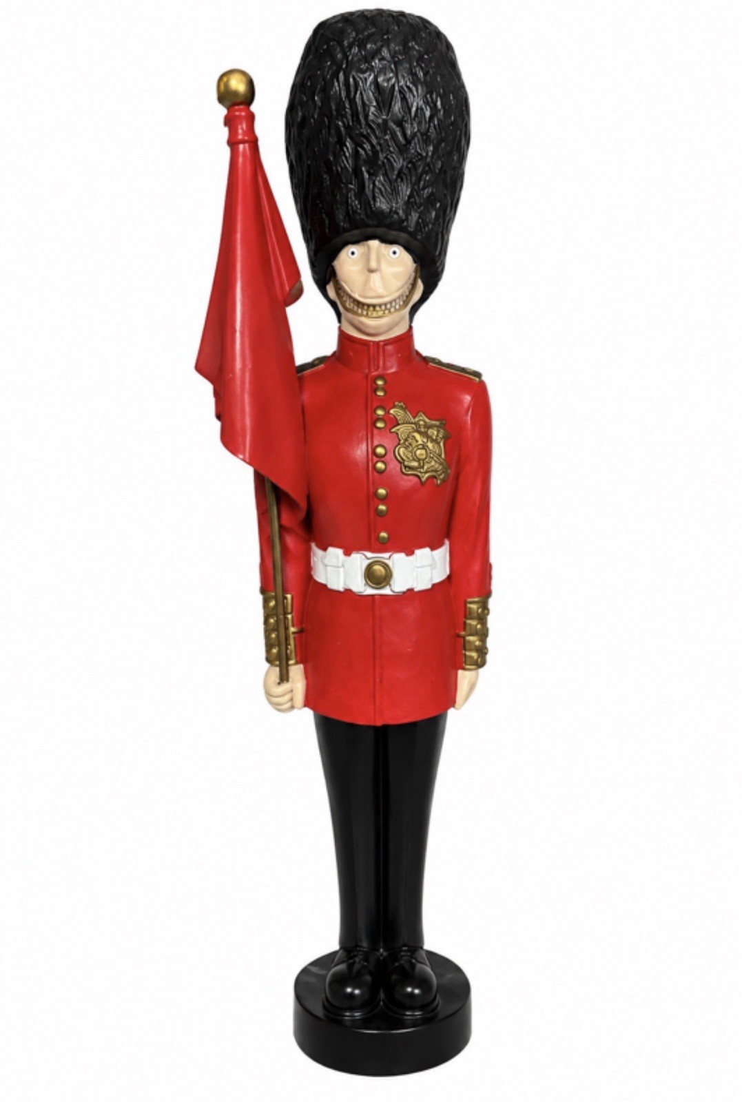 life-size Royal guard, 8 feet tall
