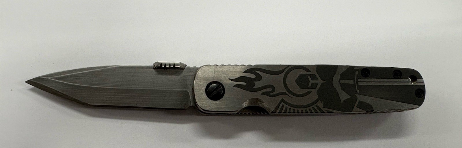 Emerson Knives A100 With Guardian Defense Inc Custom Scales And Titanium Clip