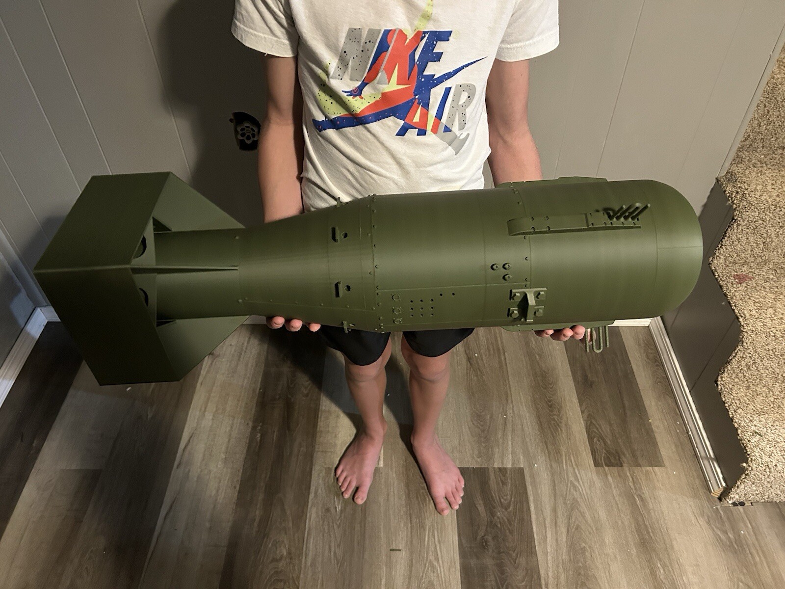 Extreme Scale 1/4, Little Boy MK2 Atomic Nuke Bomb Model