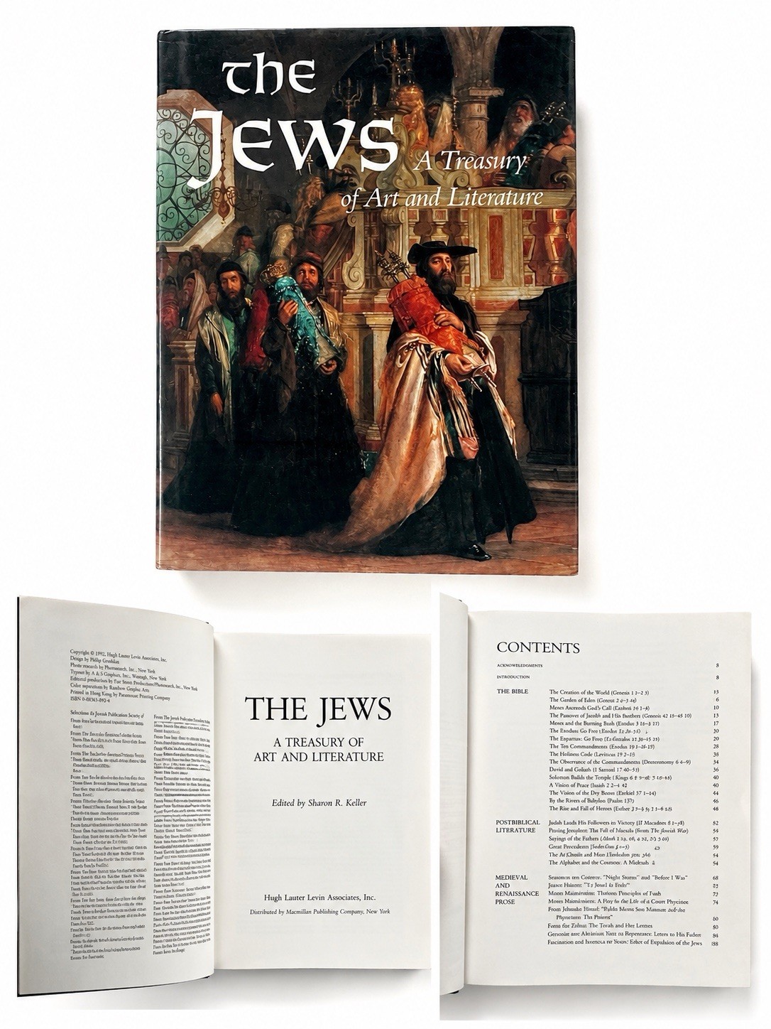 Vintage 1992 “The Jews: A Treasury of Art and Literature” Hardcover Book