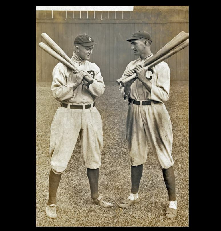 1913 Ty Cobb Shoeless Joe Jackson PHOTO Detroit Tigers Cleveland Naps, Black Sox