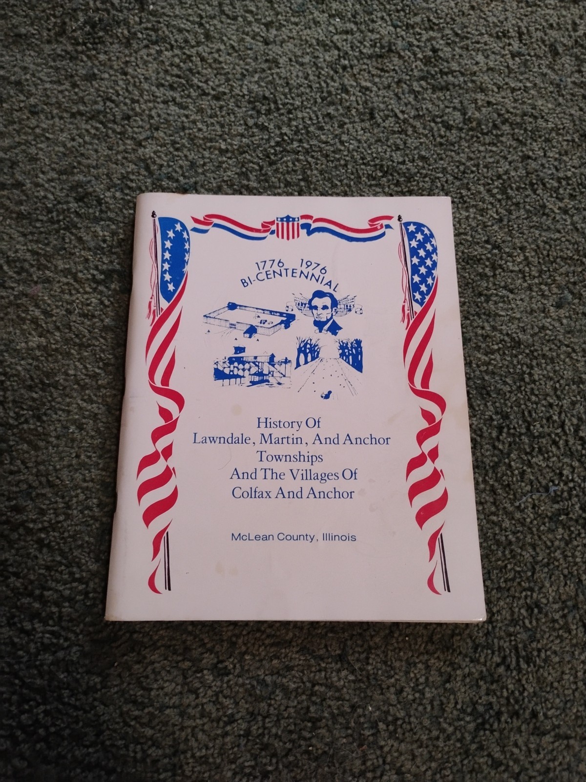 Vintage Paperback McLean County Bi-Centennial 1776-1976 History And Pictures