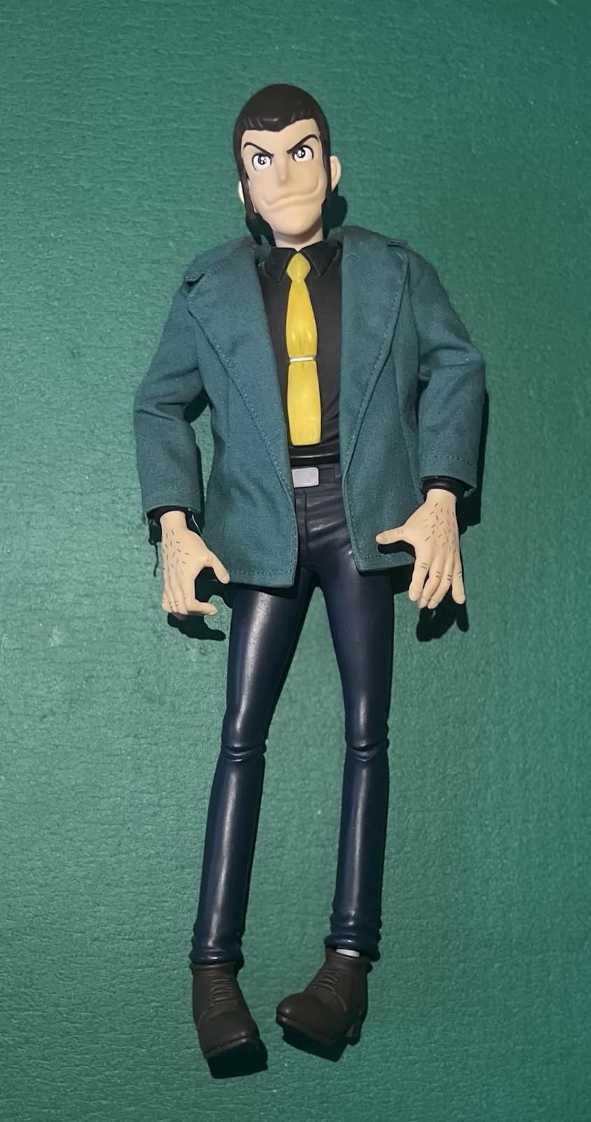 Vtg 1990s LUPIN the 3RD LUPIN Action Figure Medicom Toy, Loose Figure