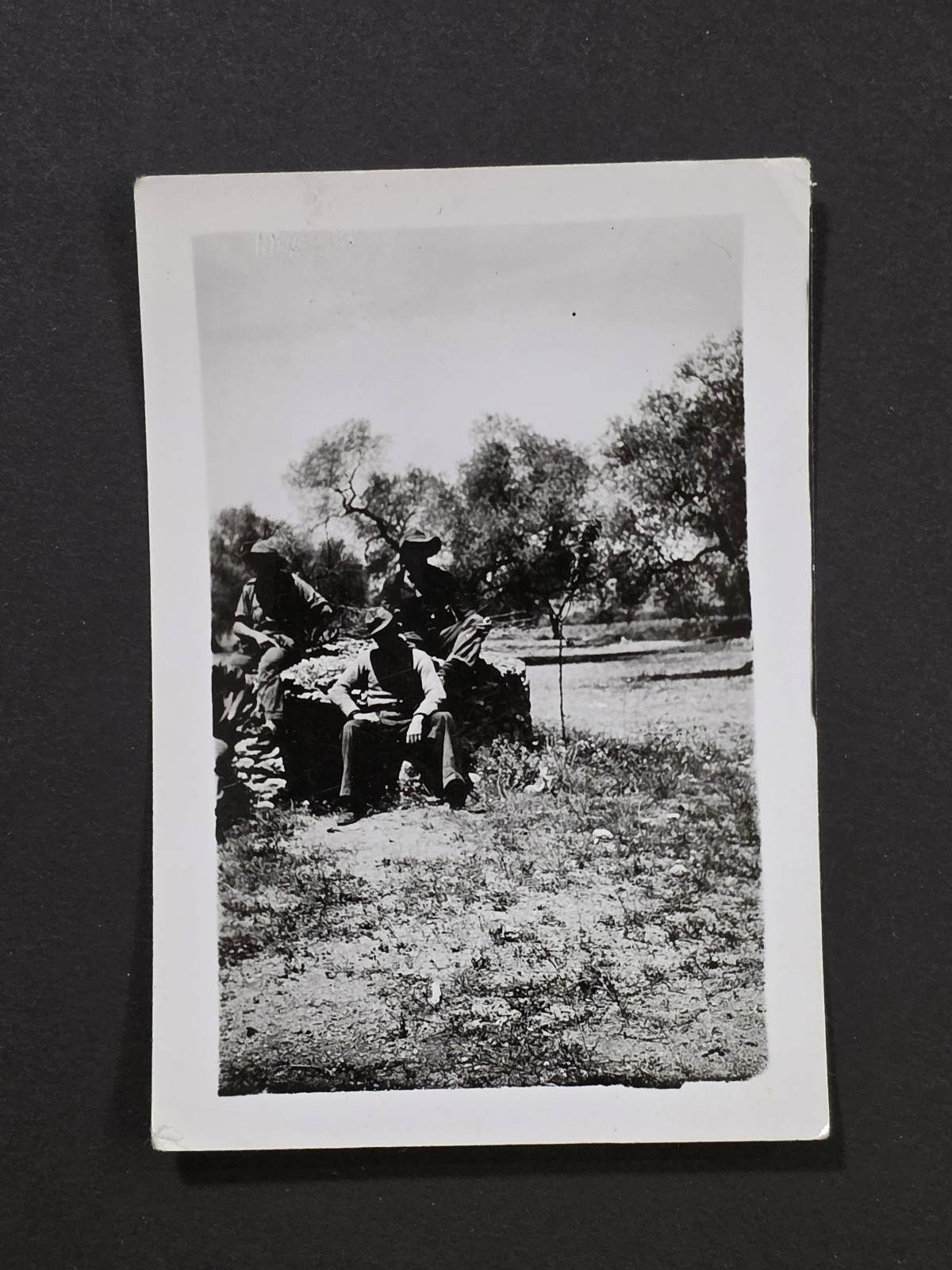 UNKNOWN SOLDIERS WW2 German??  Military Wartime Photo