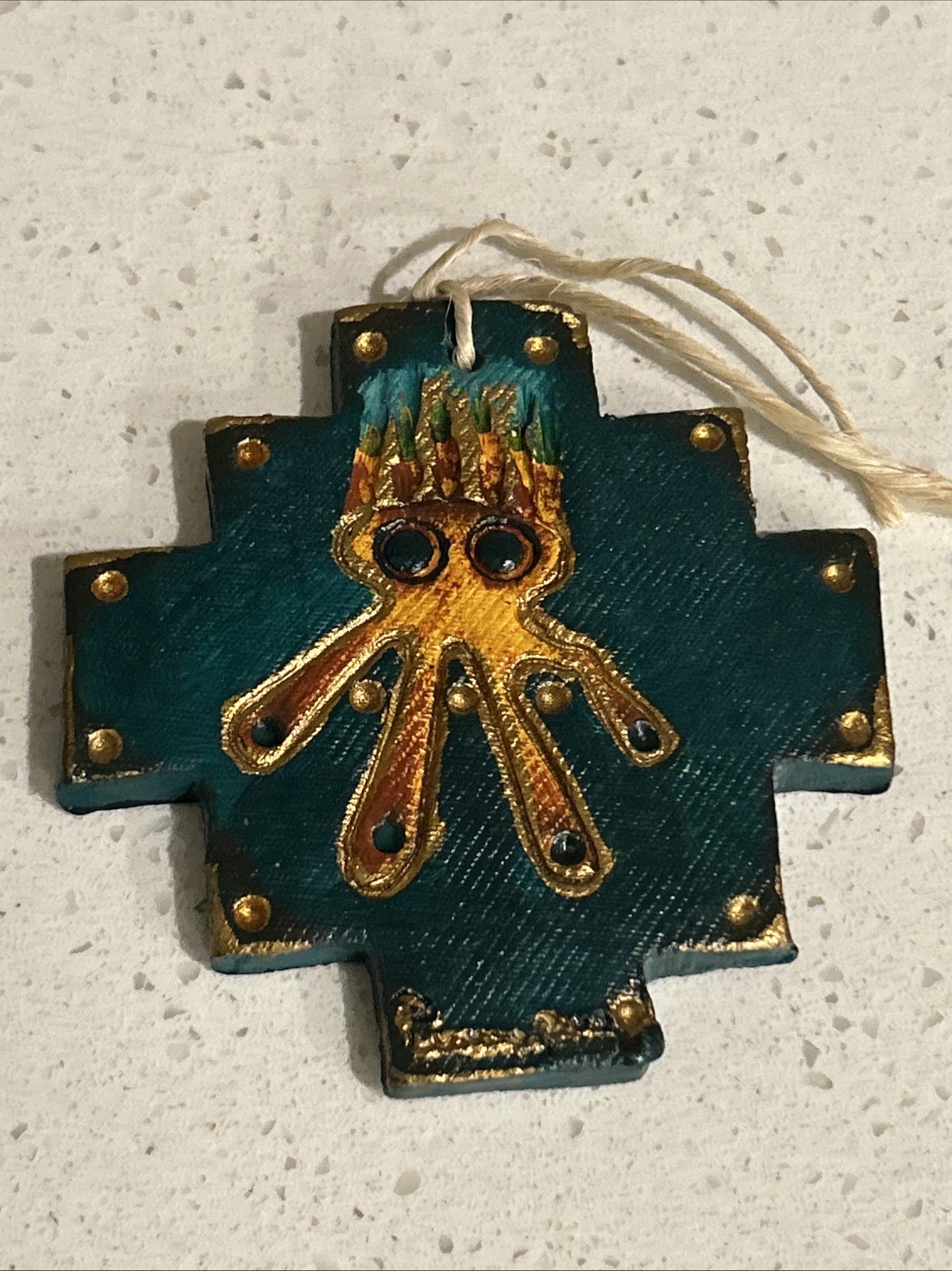 Chakana Inka Cross Wall Hanging Or Ornament Made In Ecuador
