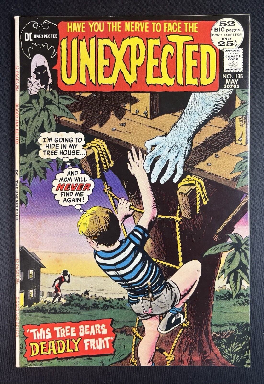 Unexpected # 135 F/VF (Foxing) 1972 💥DC Horror Giant