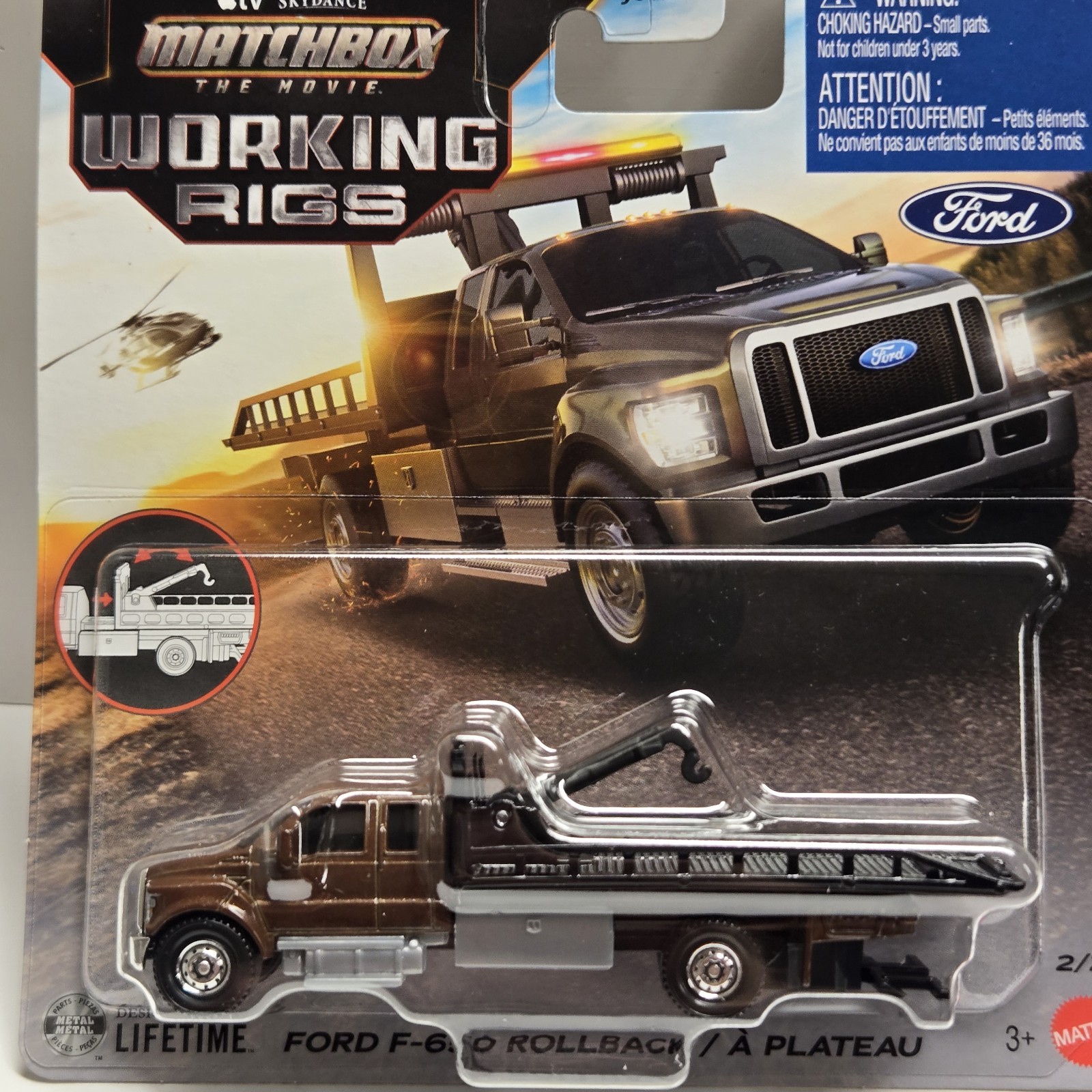 2026 Matchbox The Movie Working Rigs Ford F-650 Rollback