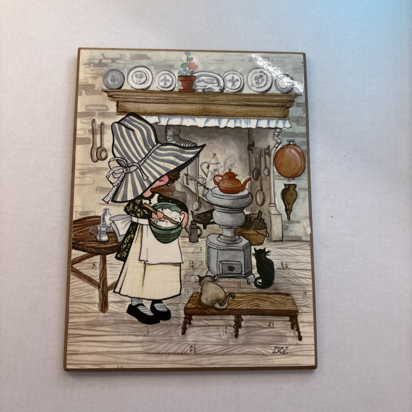 Vintage 1970s  Holly Hobby Wall Plaques 5.5