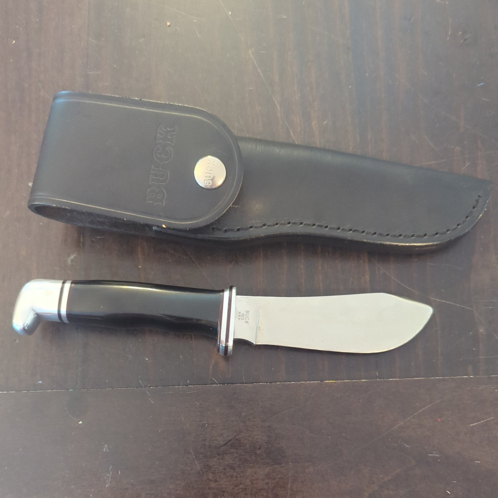 Vintage 1988 BUCK 103 Skinner Knife w/Original Sheath
