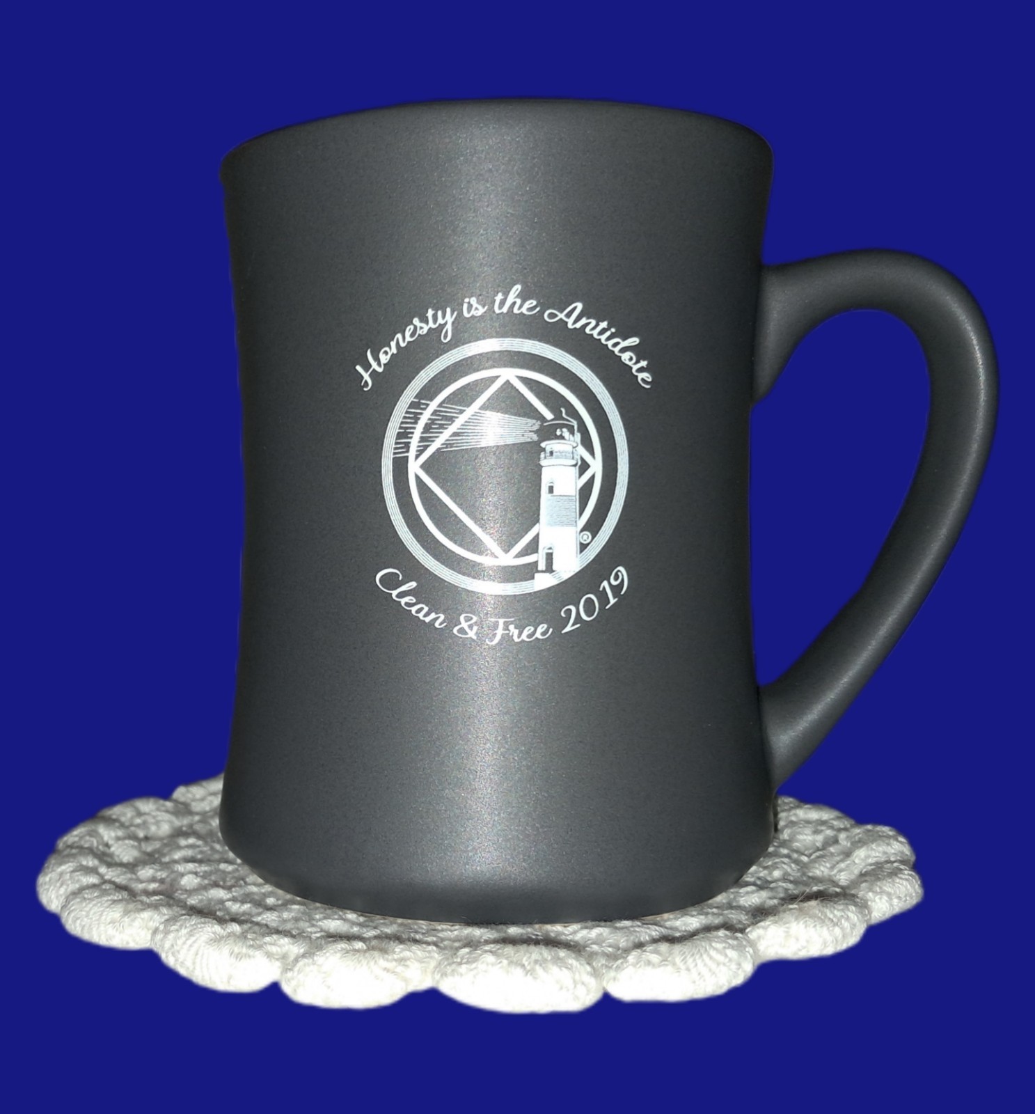 NARCOTICS ANONYMOUS Clean & Free 2019 Convention Mug OCEAN SHORES WA 1-1/4lbs