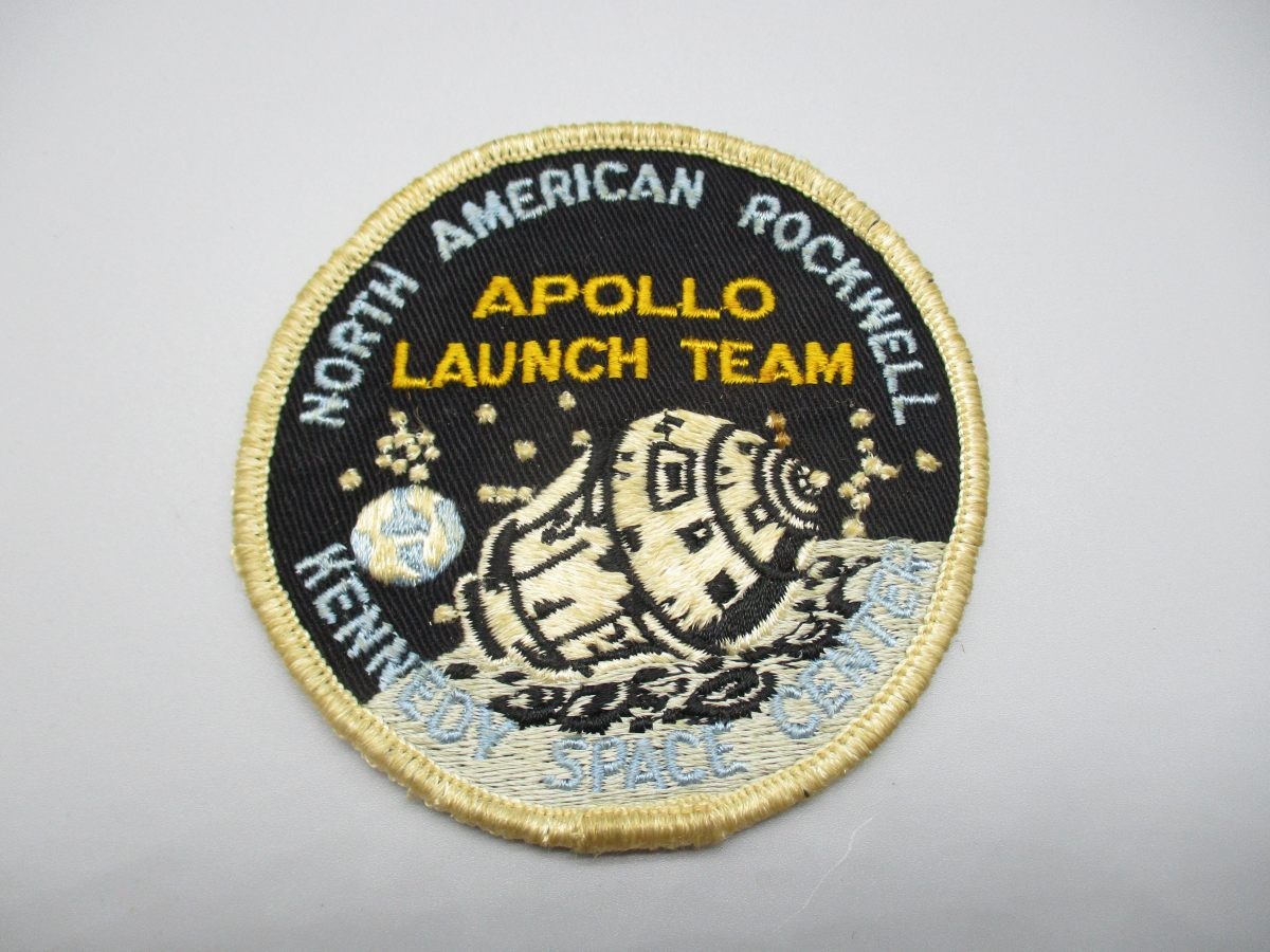 Authentic Rare North American Rockwell Apollo Launch Team KSC patch 1960\'s NASA