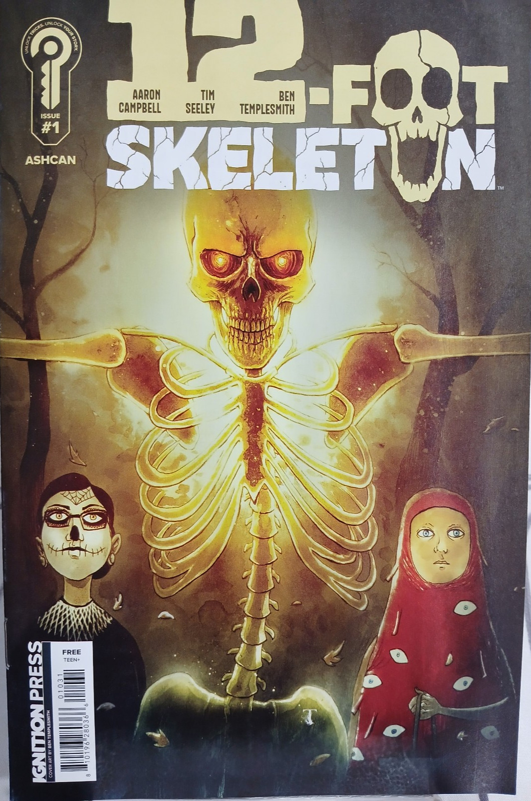 2026 Ignition Press 12-Foot Skeleton #1 Ashcan