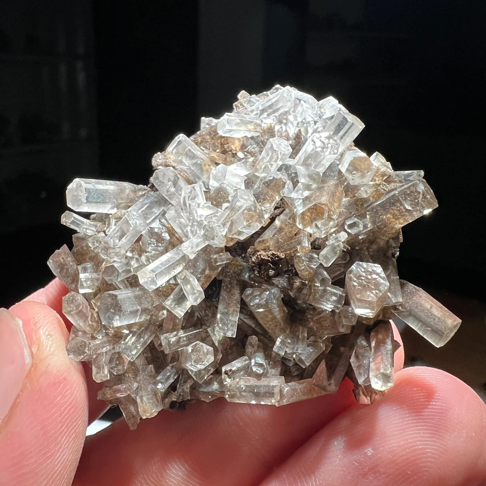 Columnar Calcite from Xia Yang Mine, Fujian, China - 4.5 x 4.3 x 1.8 cm