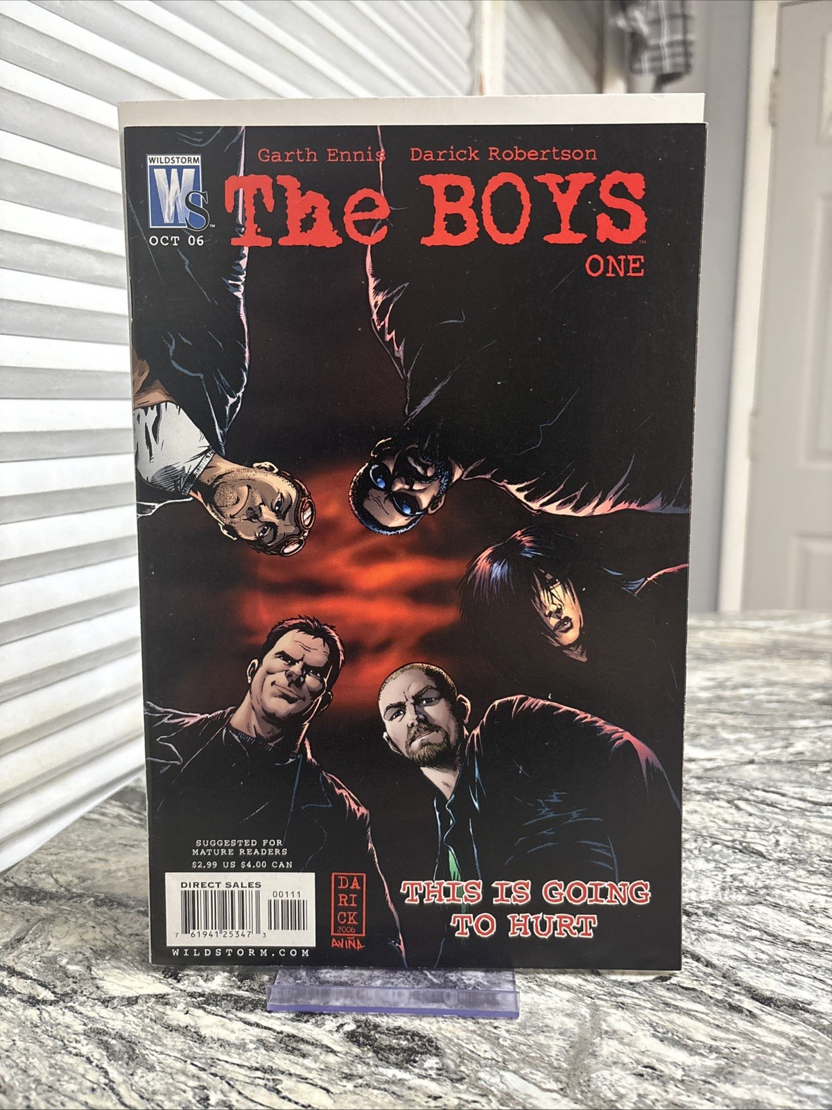 The Boys #1 1st Printing 1st App The Boys Team WildStorm 2006 Ennis Robertson